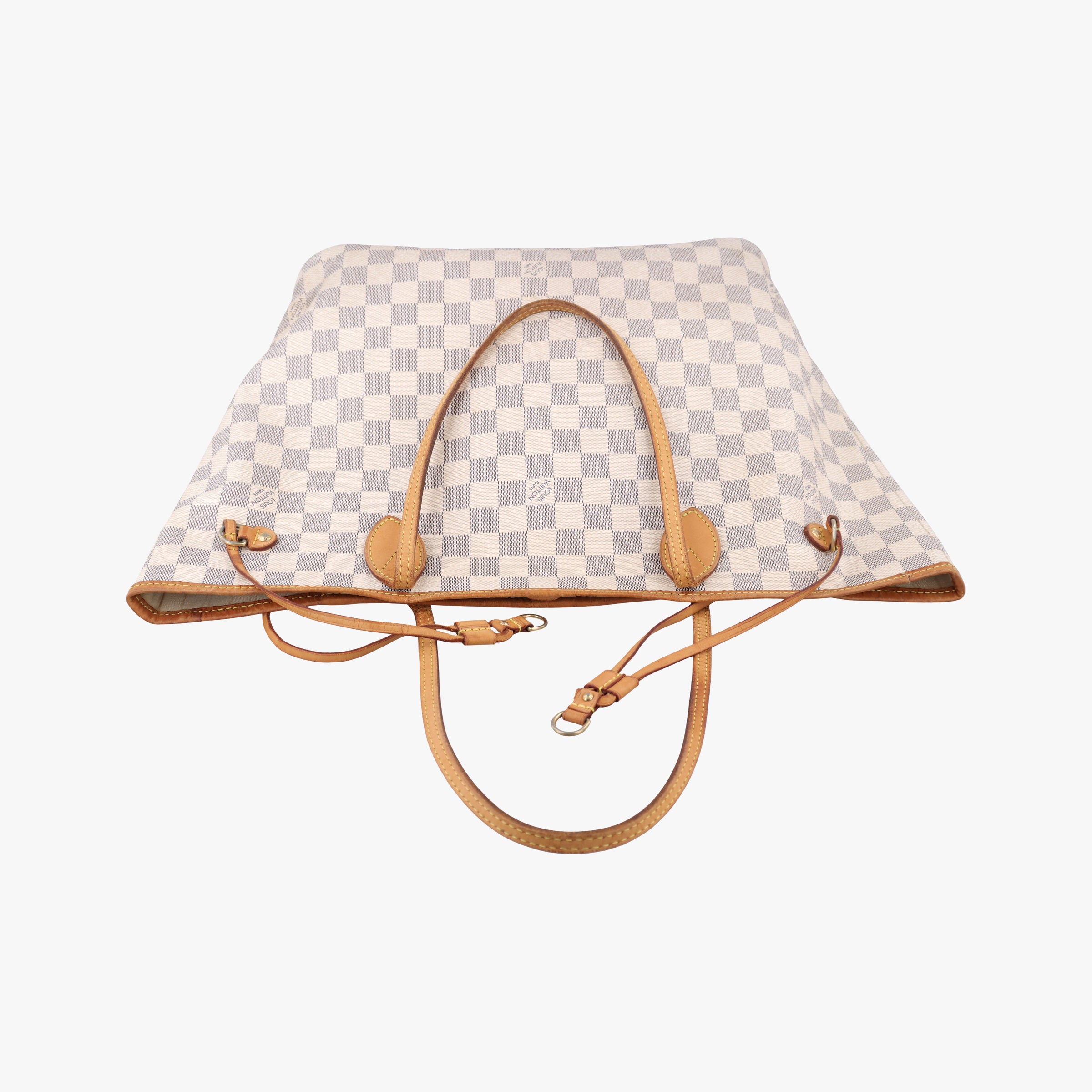 Vintage Louis Vuitton Neverfull MM Azur Damier Canvas N51107 handbag | stylenewstar