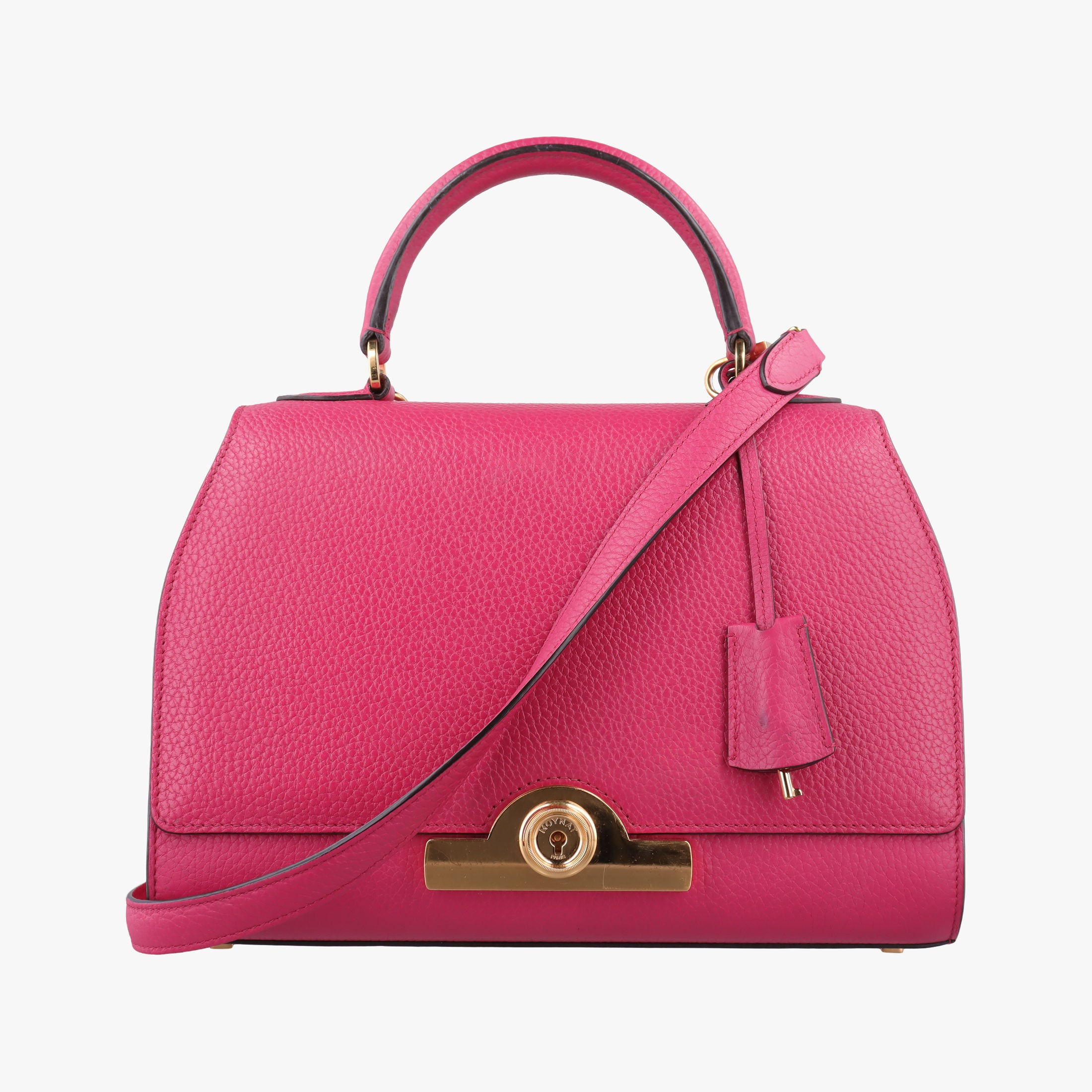 Pre-owned Moynat Legenne PM Rose leather  shoulderbag | stylenewstar