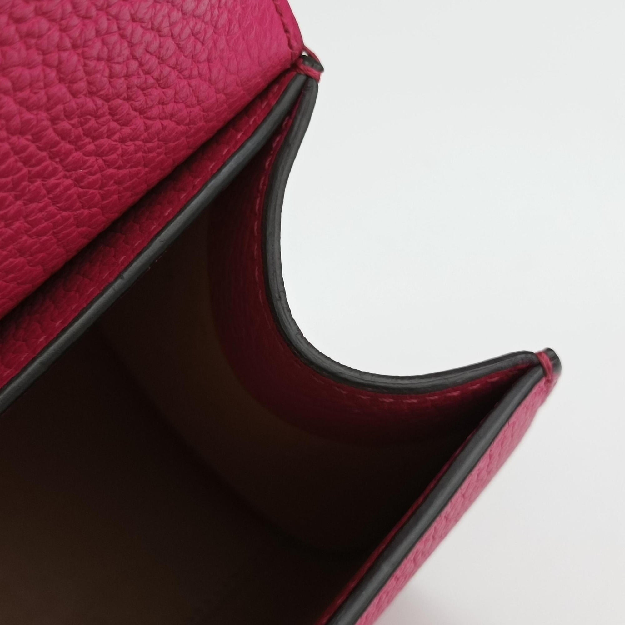 Pre-owned Moynat Legenne PM Rose leather  shoulderbag | stylenewstar