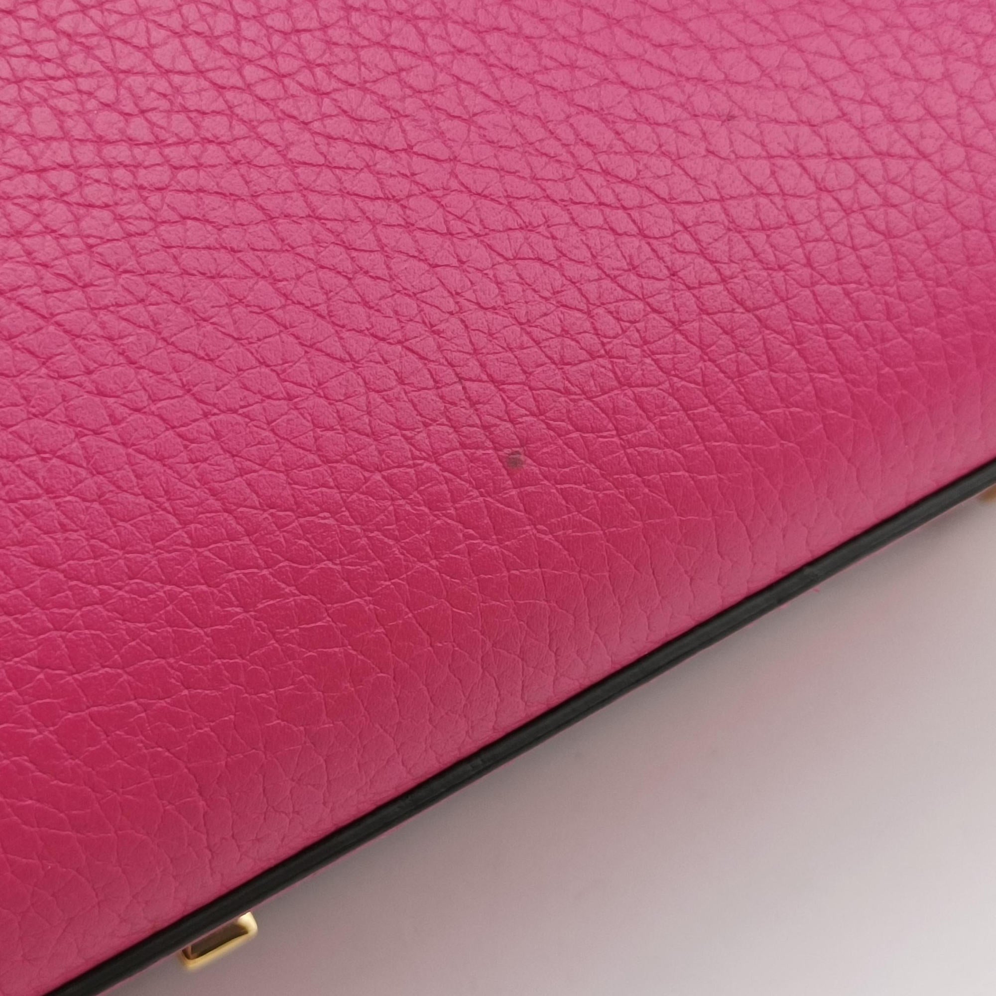 Pre-owned Moynat Legenne PM Rose leather  shoulderbag | stylenewstar