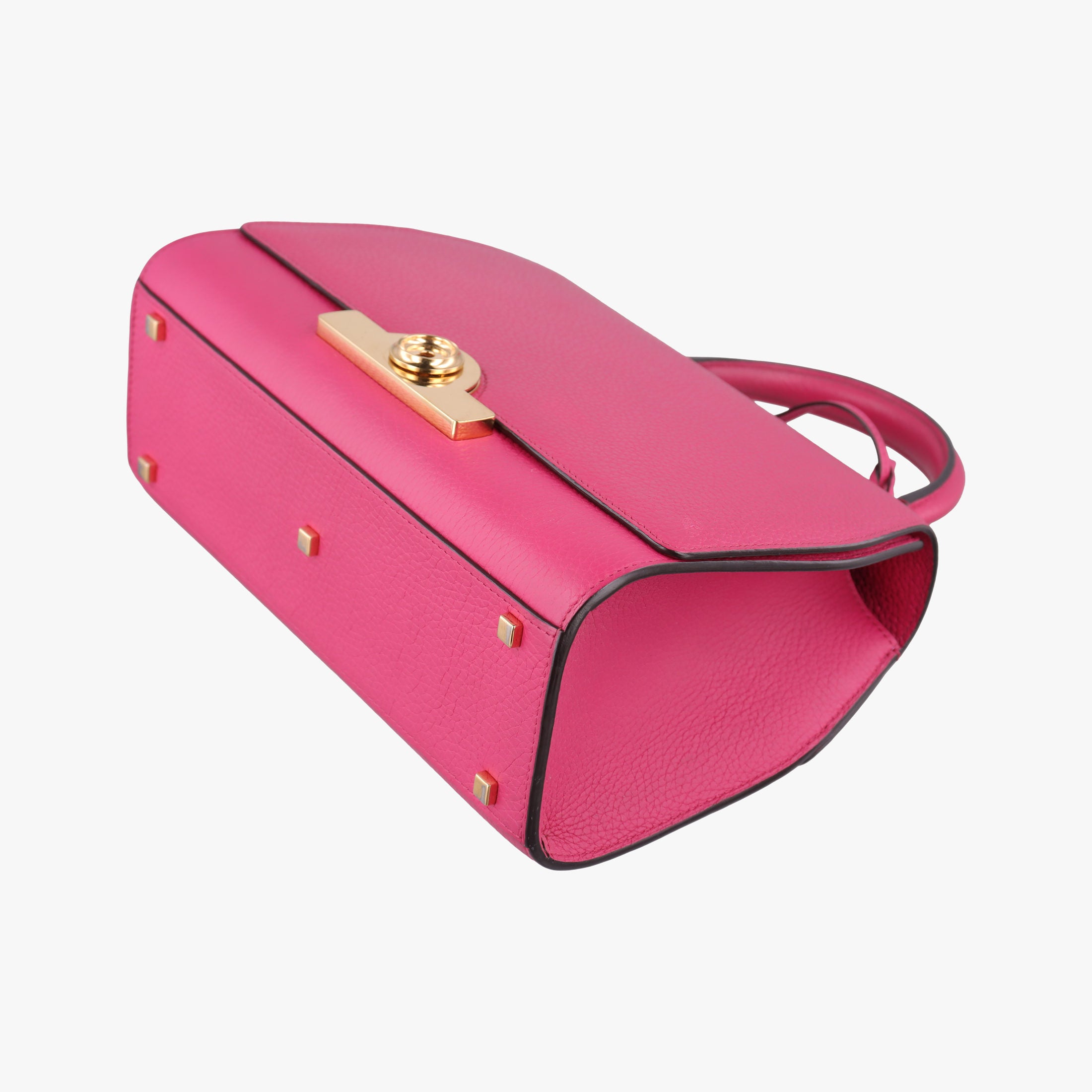 Pre-owned Moynat Legenne PM Rose leather  shoulderbag | stylenewstar