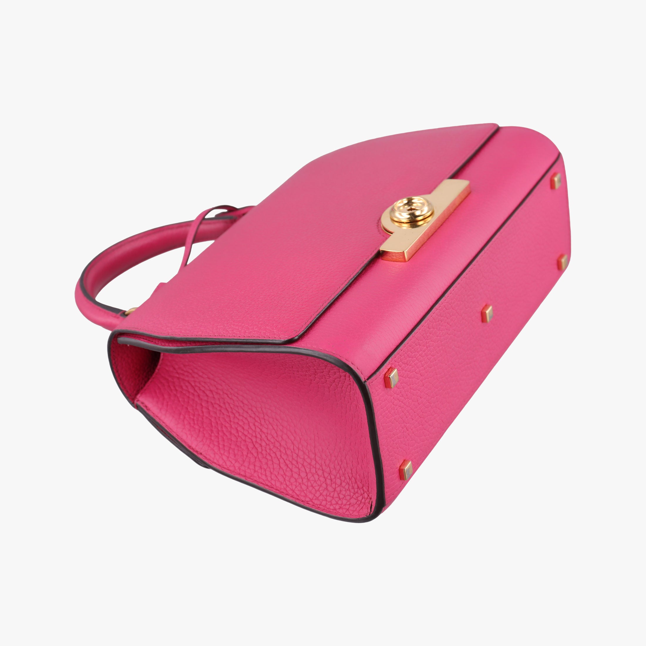 Pre-owned Moynat Legenne PM Rose leather  shoulderbag | stylenewstar