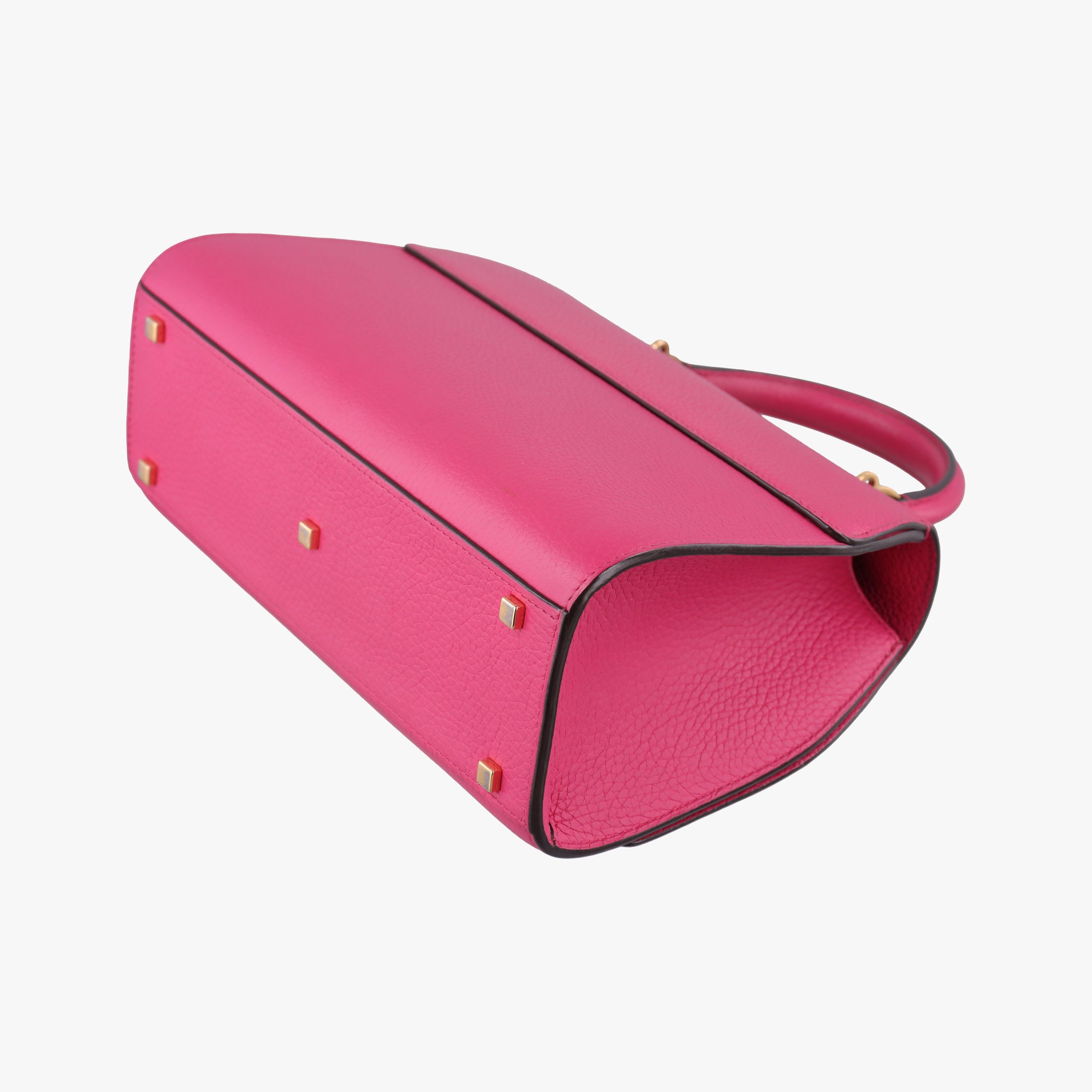 Pre-owned Moynat Legenne PM Rose leather  shoulderbag | stylenewstar