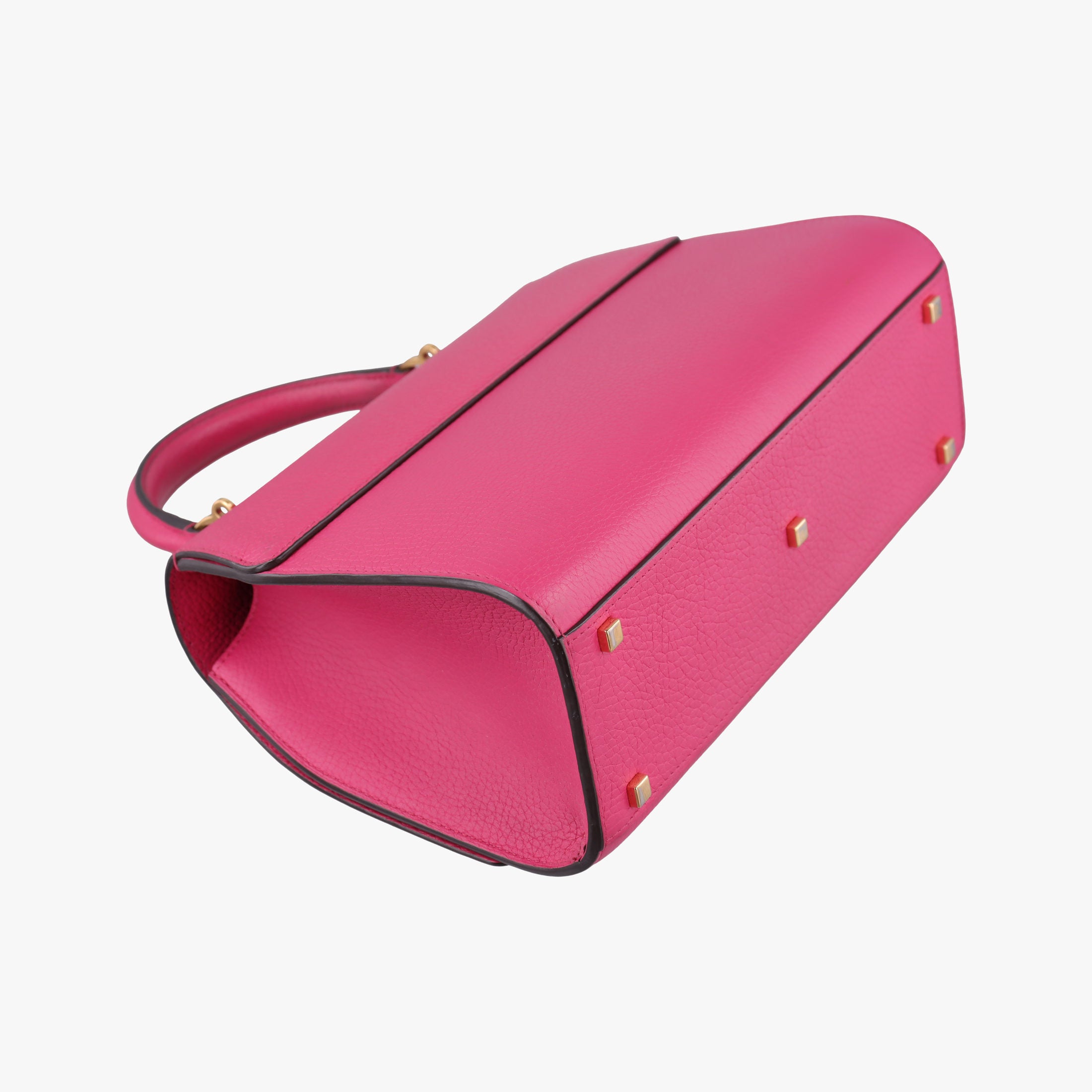 Pre-owned Moynat Legenne PM Rose leather  shoulderbag | stylenewstar