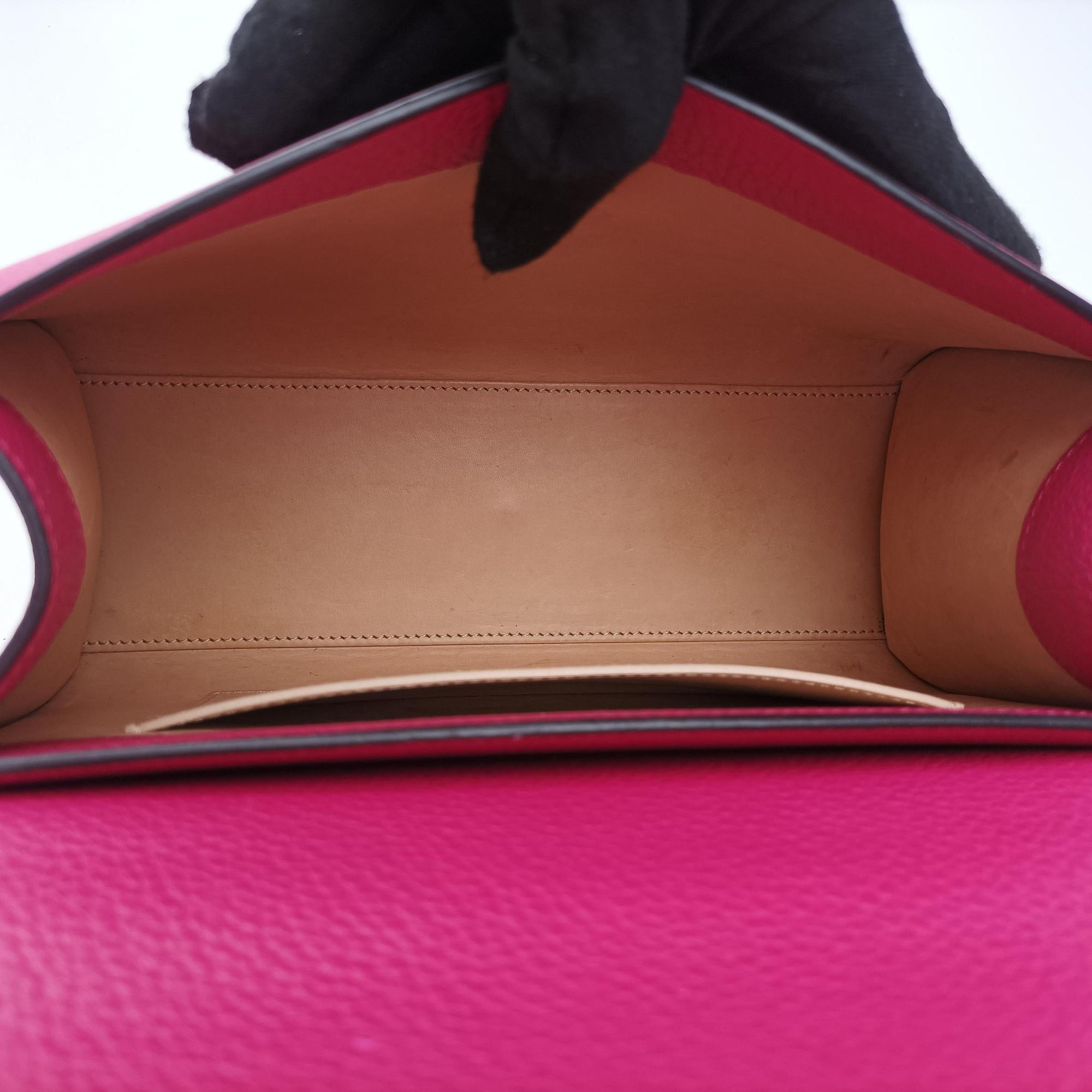 Pre-owned Moynat Legenne PM Rose leather  shoulderbag | stylenewstar
