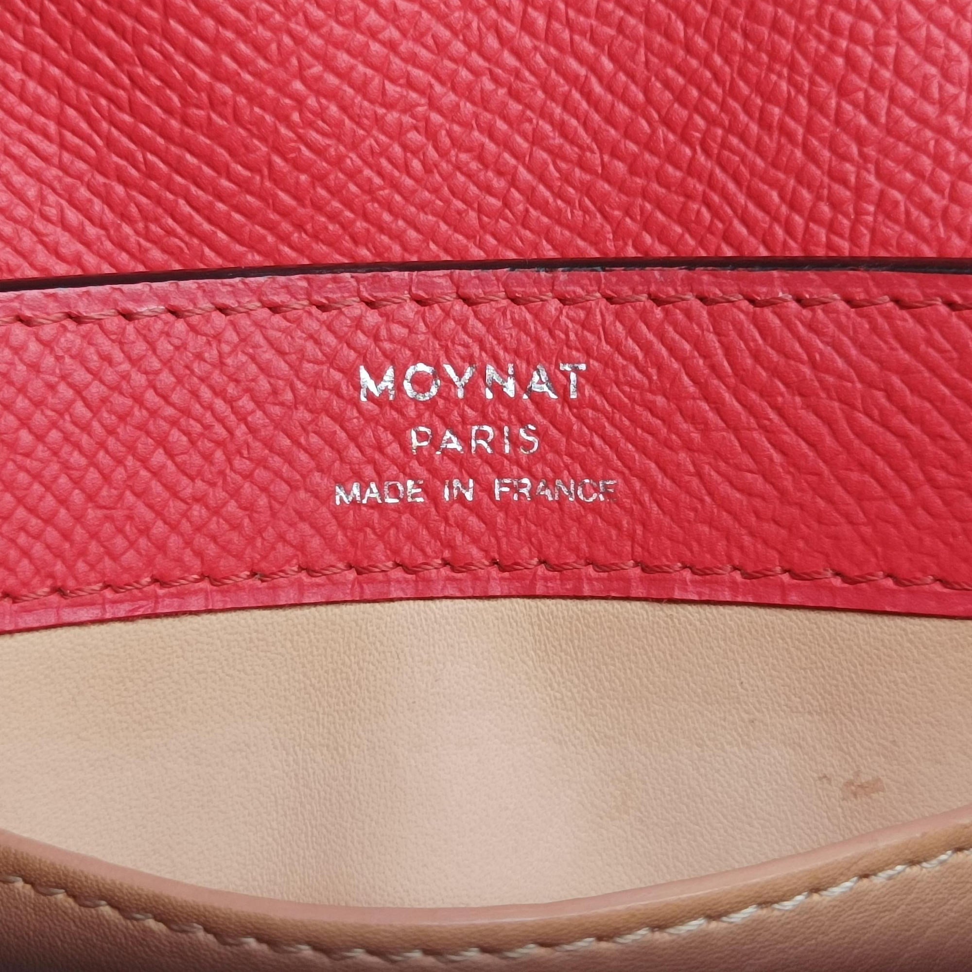 Pre-owned Moynat Legenne PM Pink leather  shoulderbag | stylenewstar