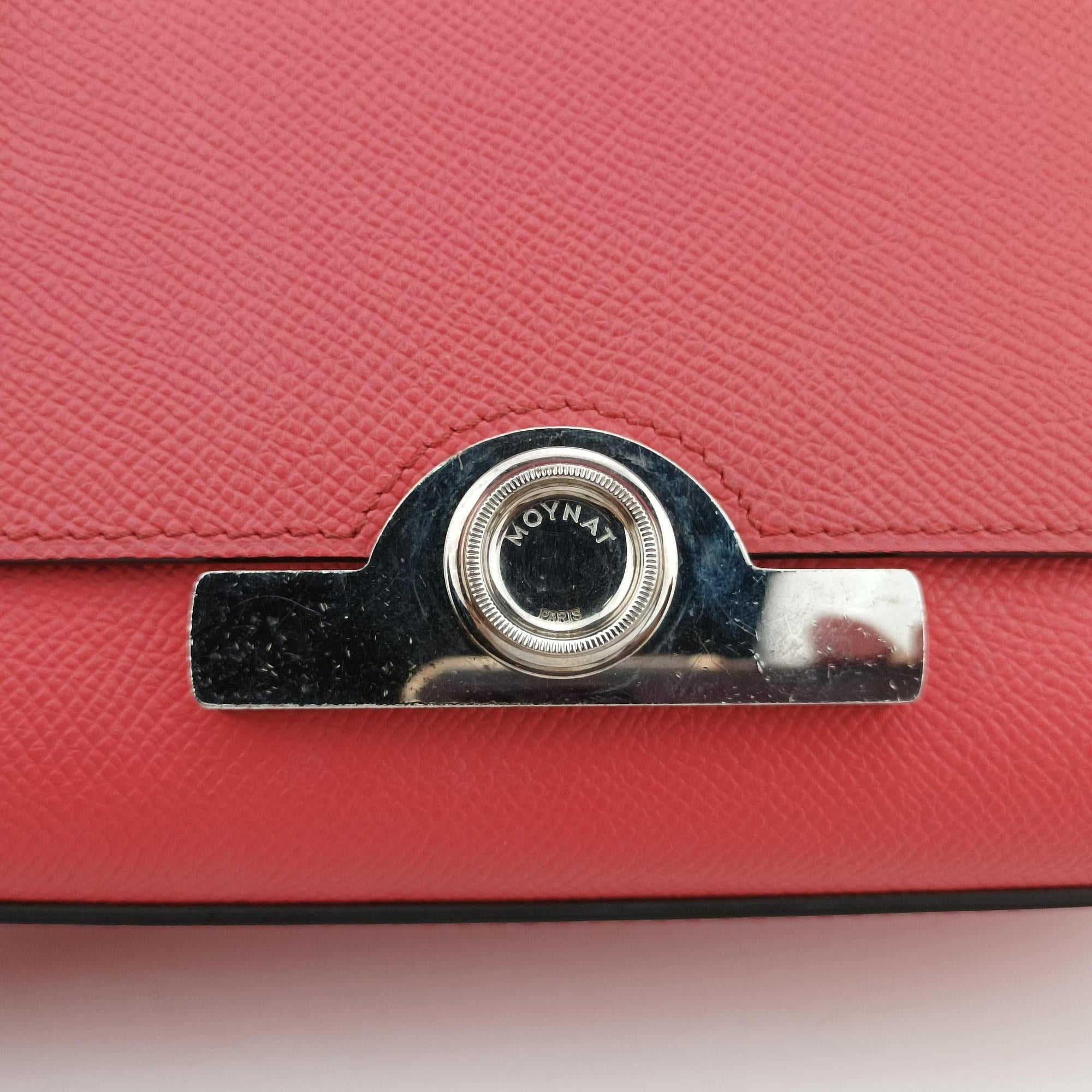 Pre-owned Moynat Legenne PM Pink leather  shoulderbag | stylenewstar