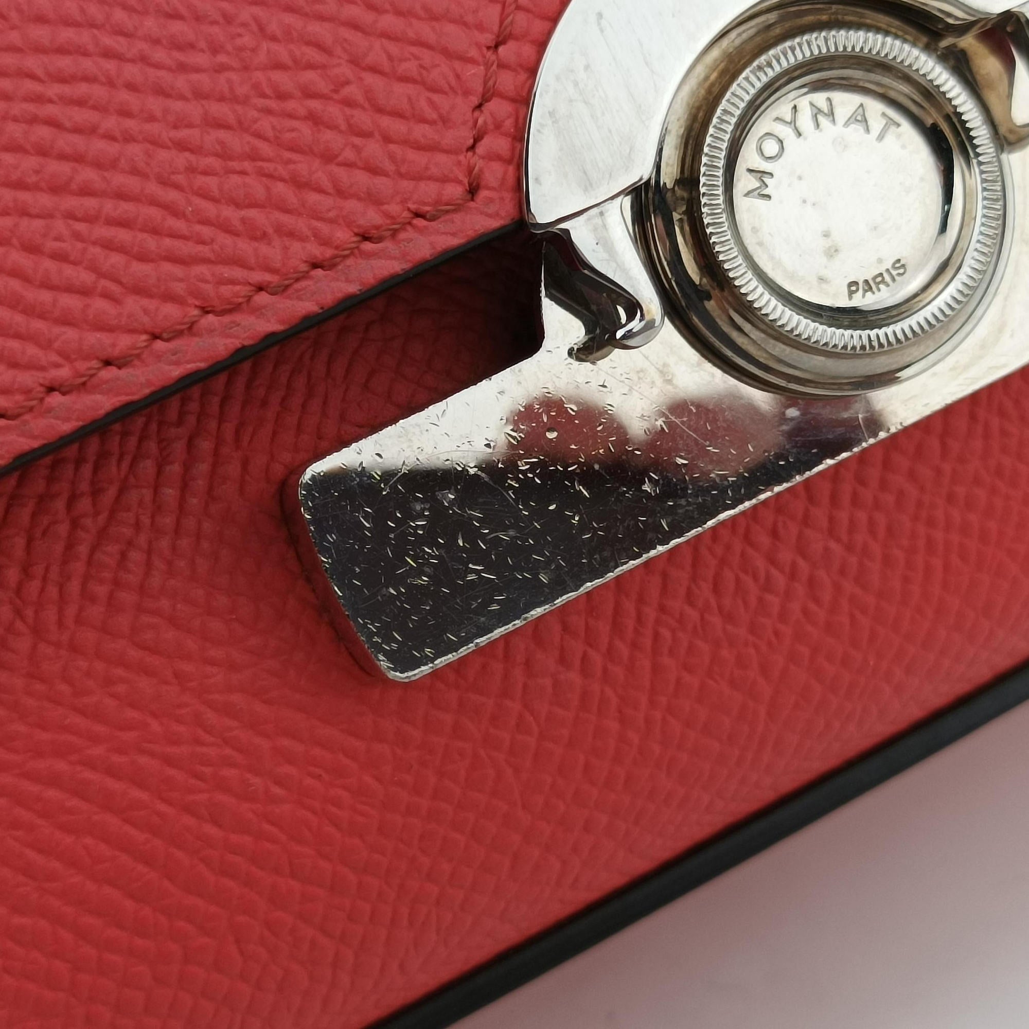 Pre-owned Moynat Legenne PM Pink leather  shoulderbag | stylenewstar