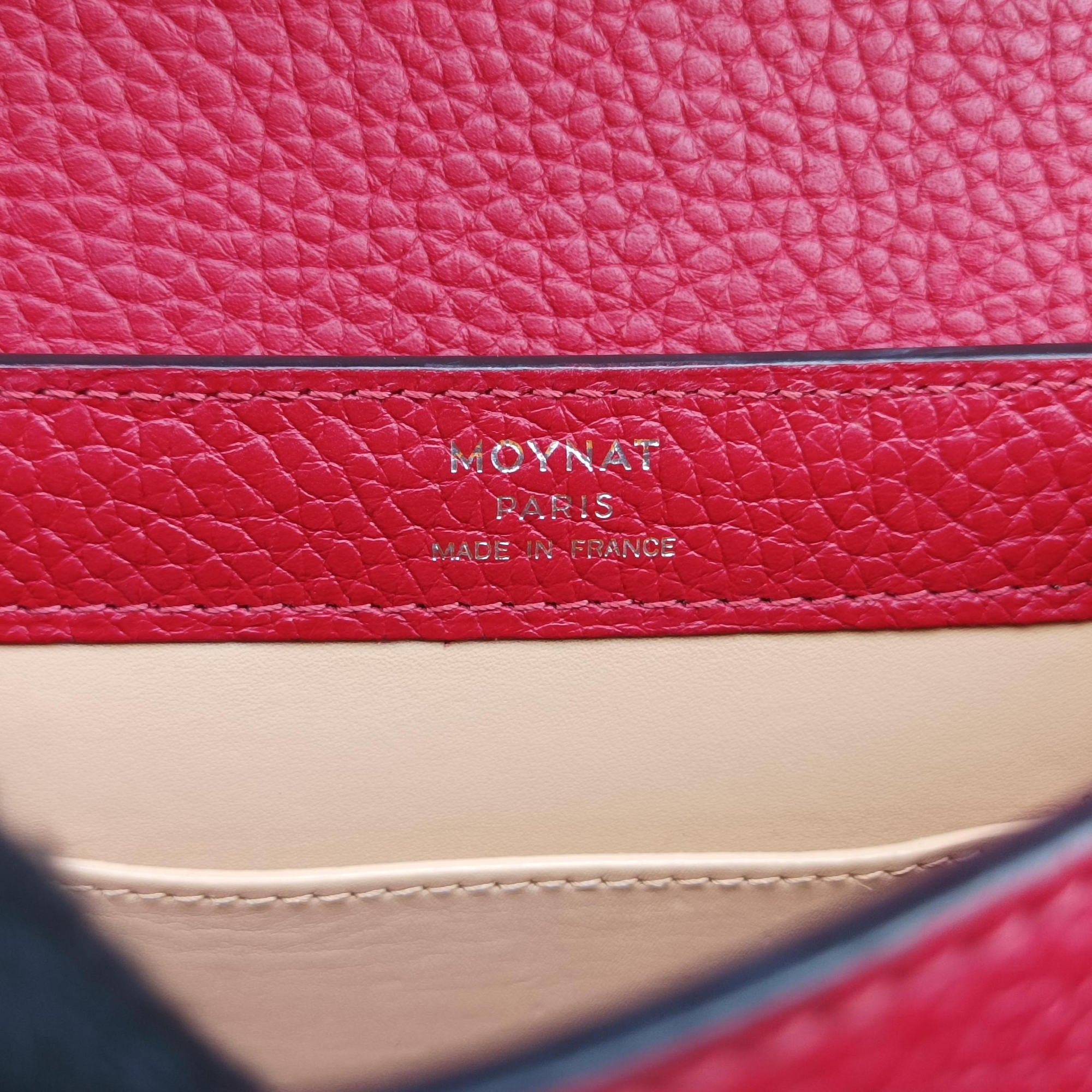 Vintage Moynat Legenne PM Red leather  shoulderbag | stylenewstar