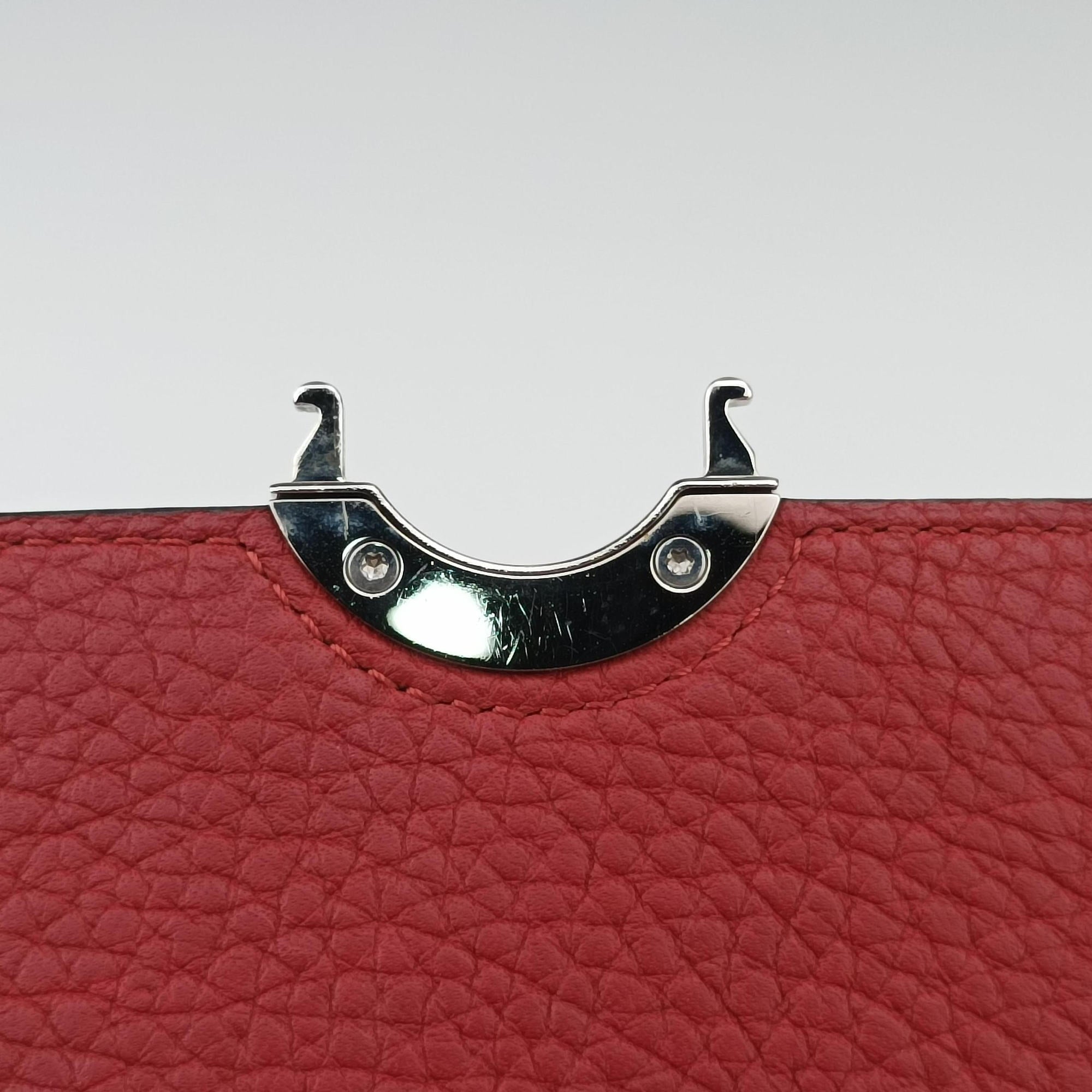 Vintage Moynat Legenne PM Red leather  shoulderbag | stylenewstar
