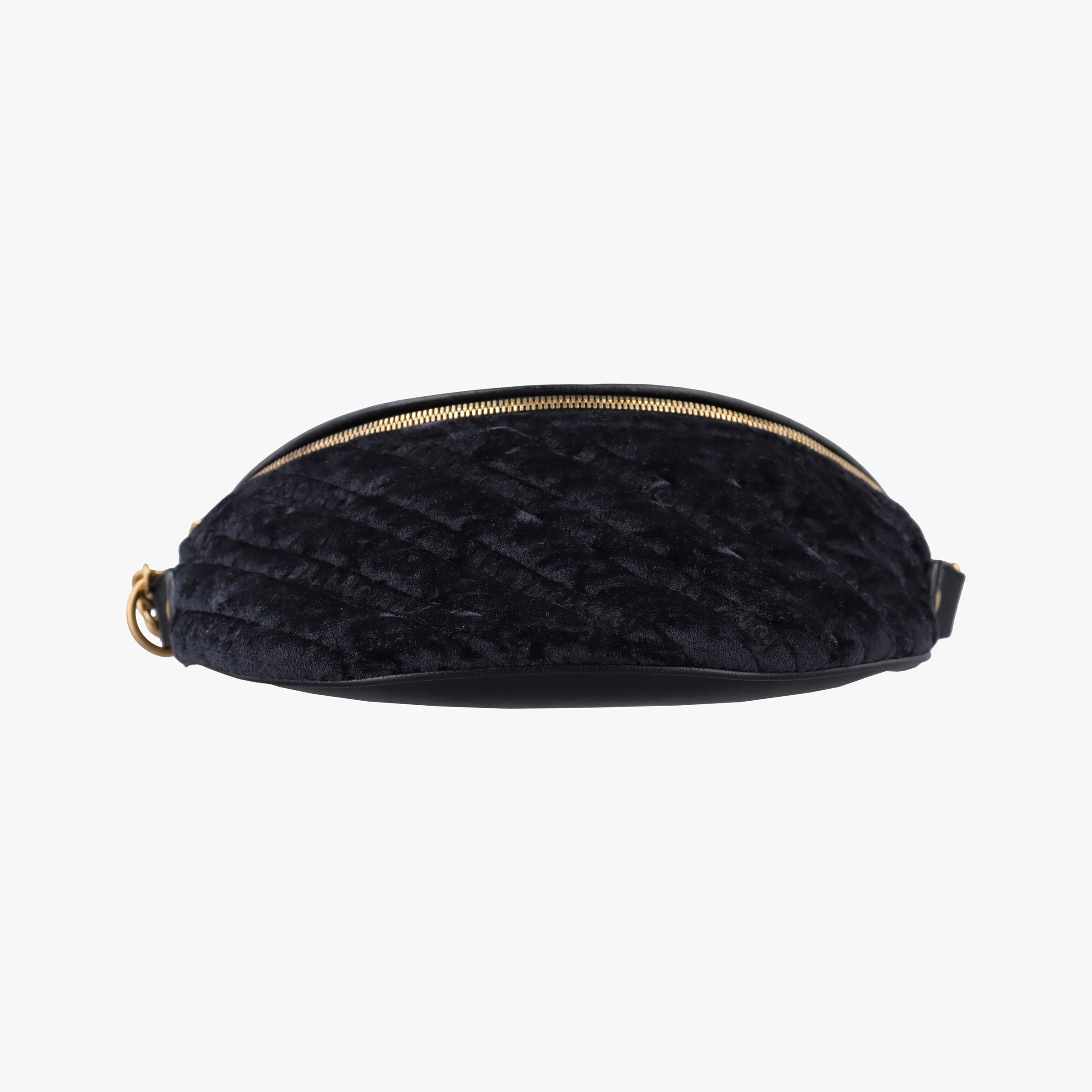 Pre-owned Balenciaga Souvenir XS Black Jacquard Velvet  bum bag/waist bag | stylenewstar