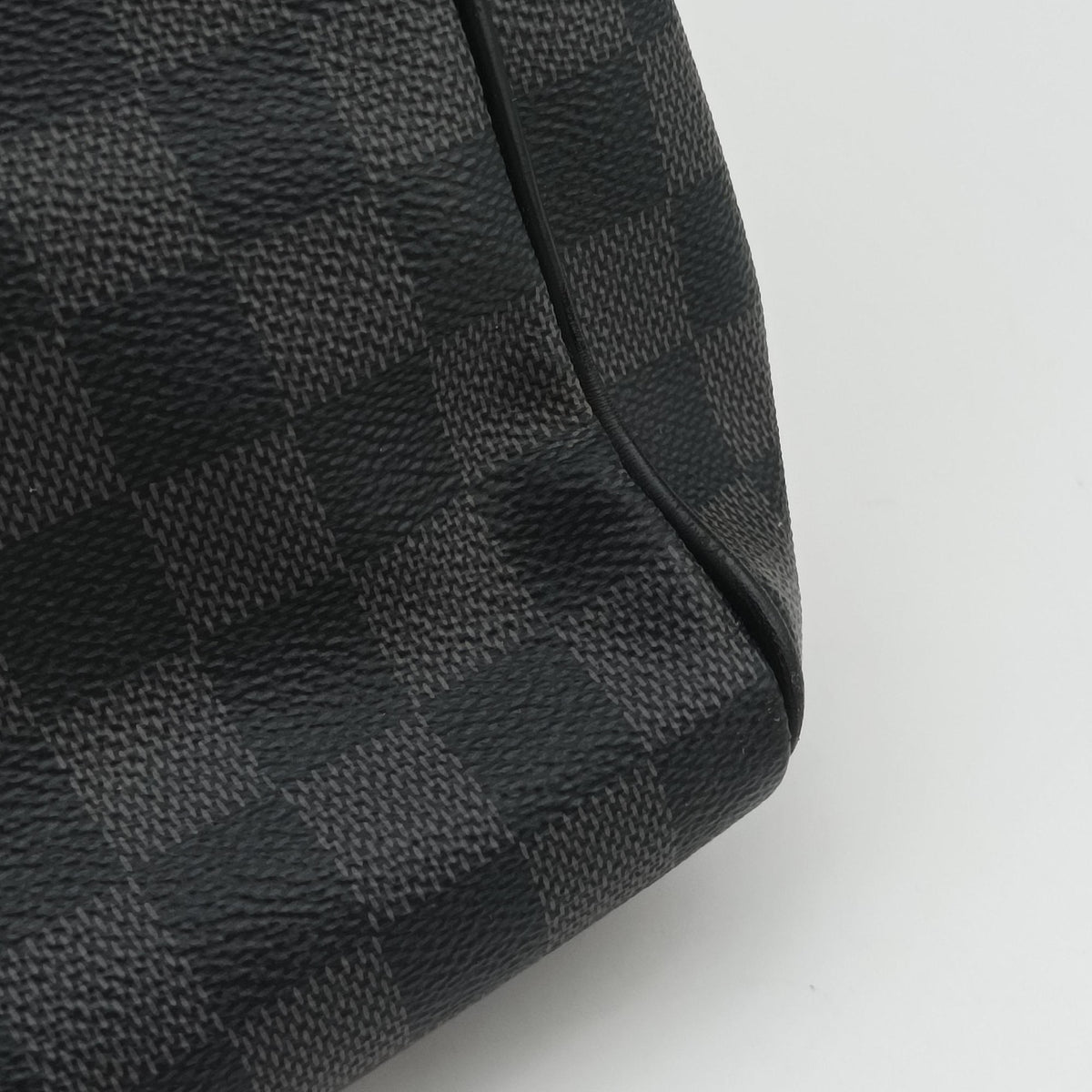 Pre-owned Louis Vuitton District PM Blue×Black Damier Graphite N42420 shoulderbag | stylenewstar