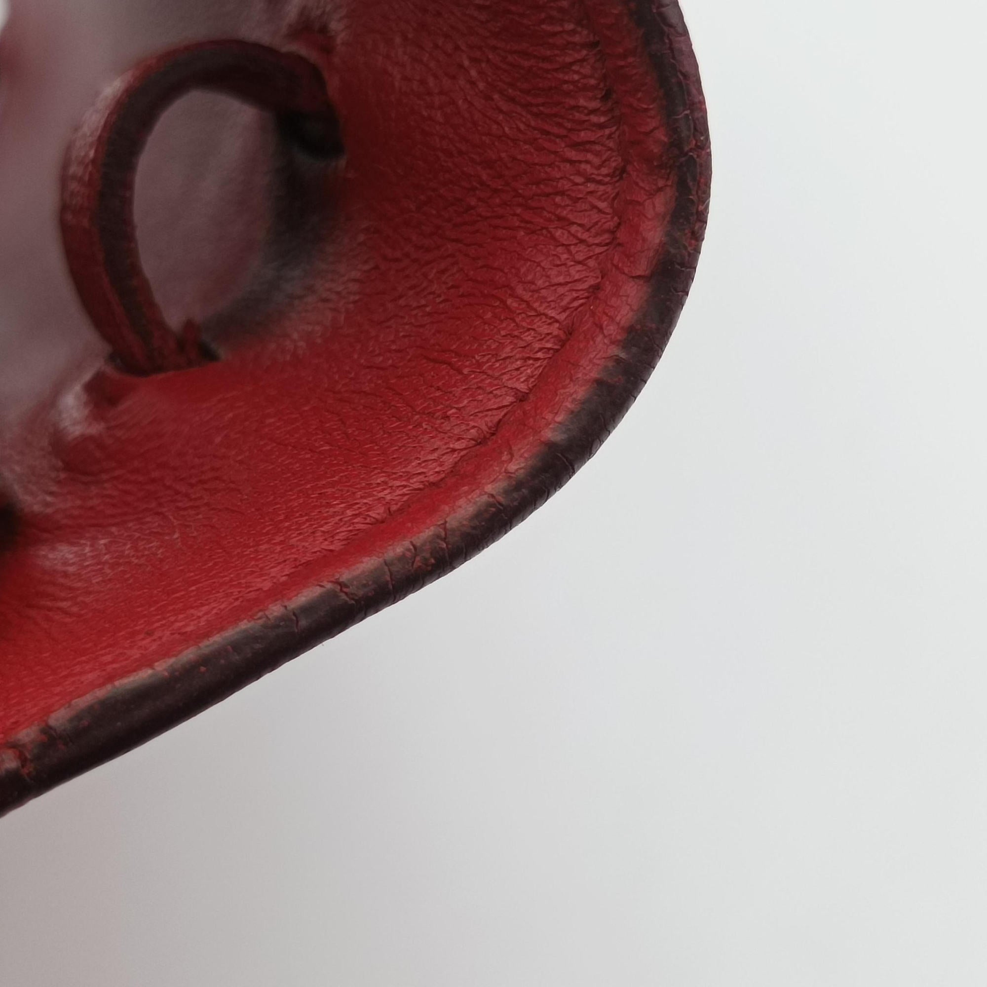 Vintage Celine Classic Box Red Leather  shoulderbag | stylenewstar