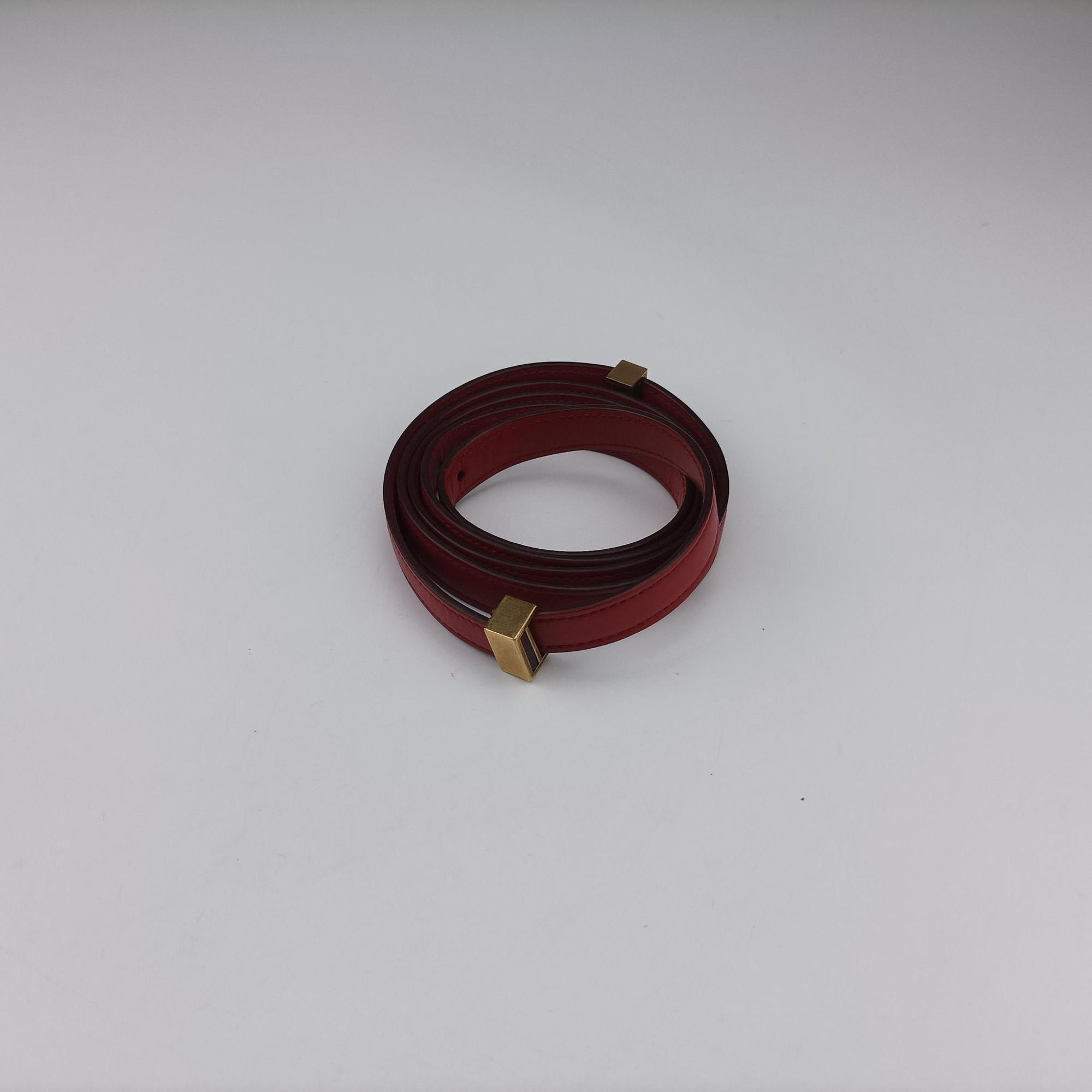 Vintage Celine Classic Box Red Leather  shoulderbag | stylenewstar
