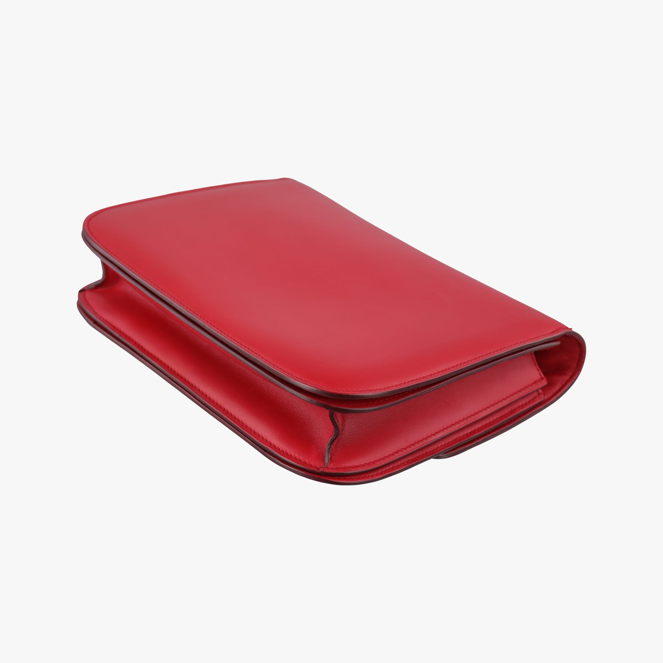 Vintage Celine Classic Box Red Leather  shoulderbag | stylenewstar