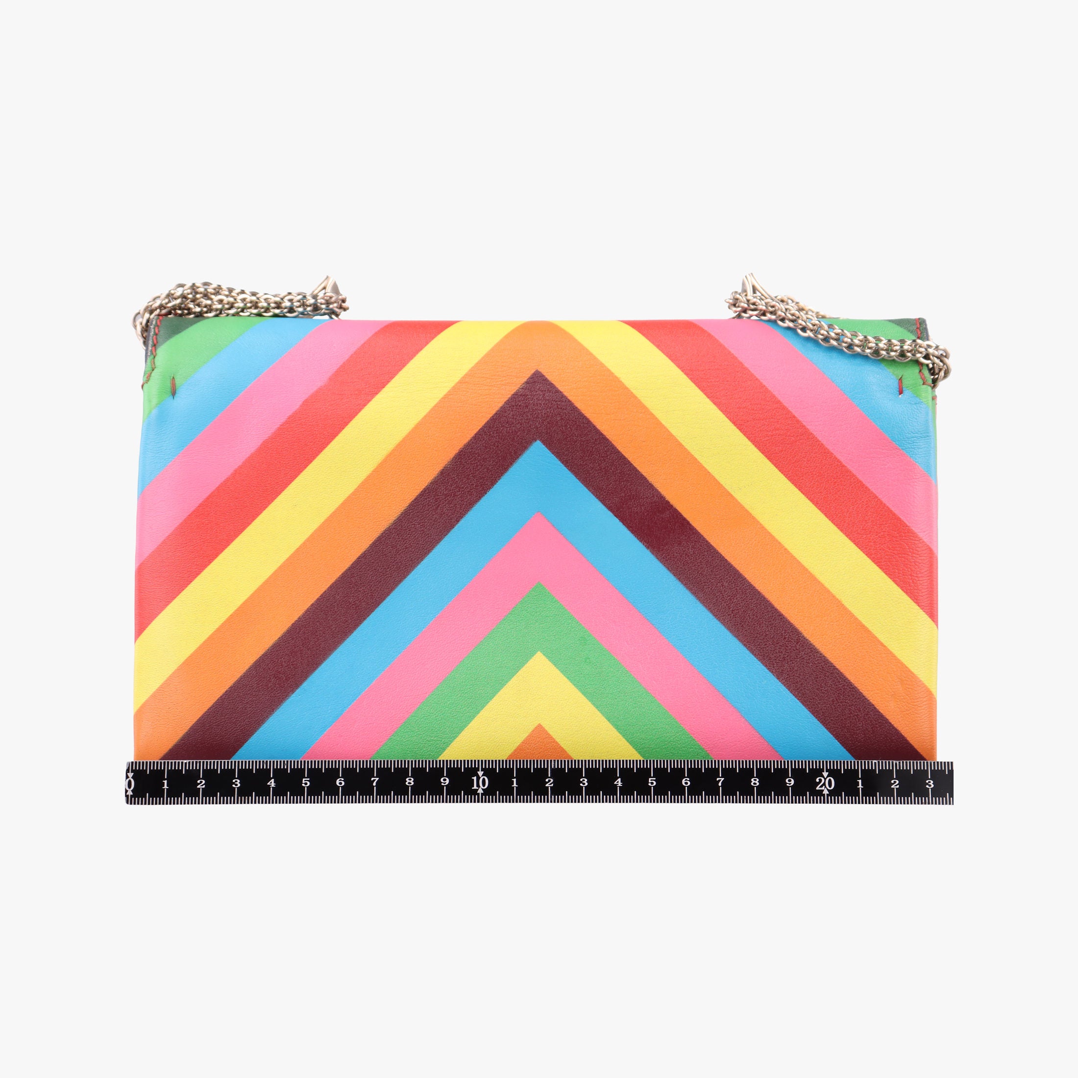 Pre-owned Valentino Rockstud Va Va Voom Multicolour Leather  shoulderbag | stylenewstar