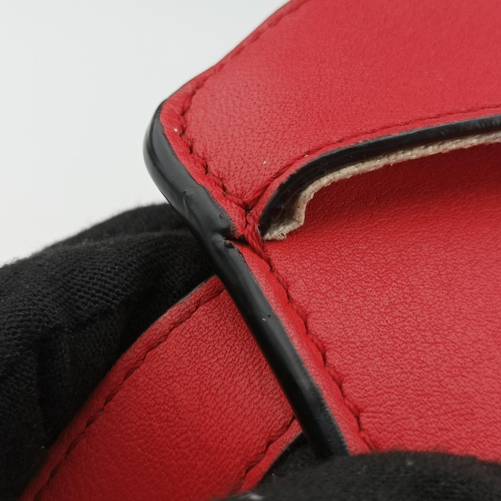 Pre-owned Loewe Hammock Red Leather  shoulderbag | stylenewstar