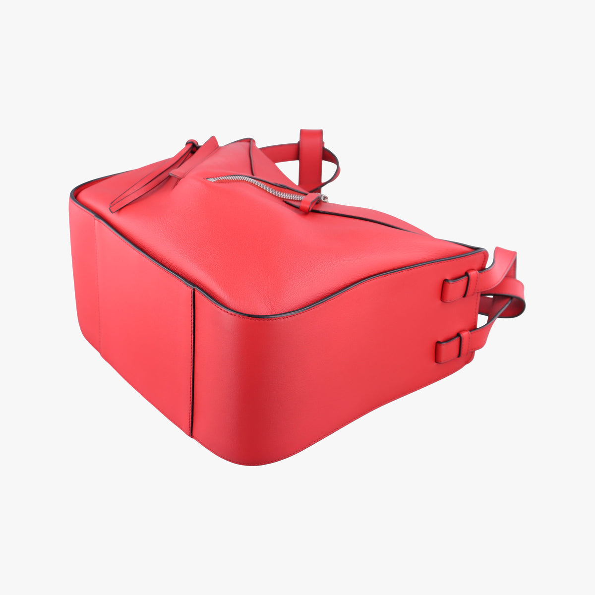 Pre-owned Loewe Hammock Red Leather  shoulderbag | stylenewstar