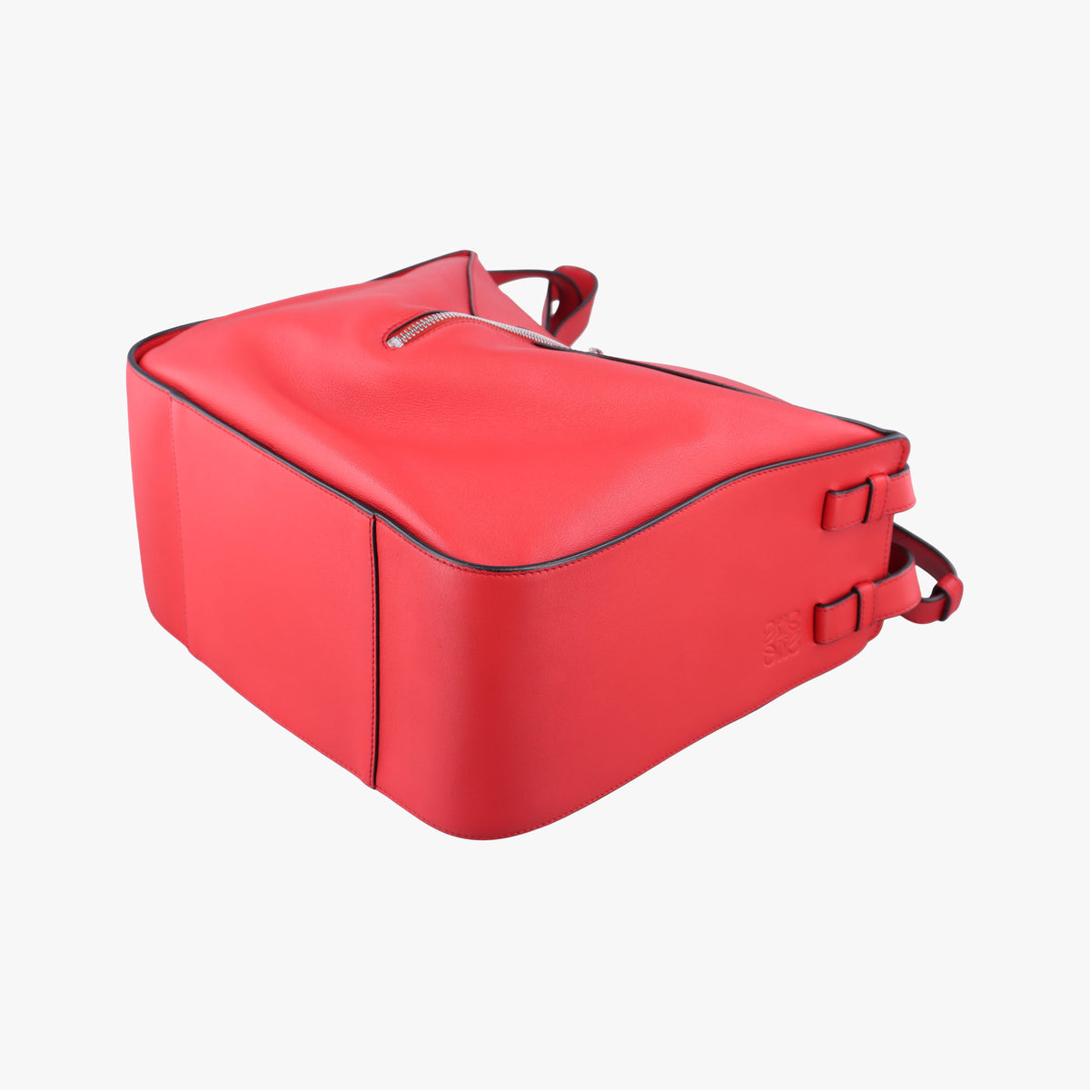 Pre-owned Loewe Hammock Red Leather  shoulderbag | stylenewstar