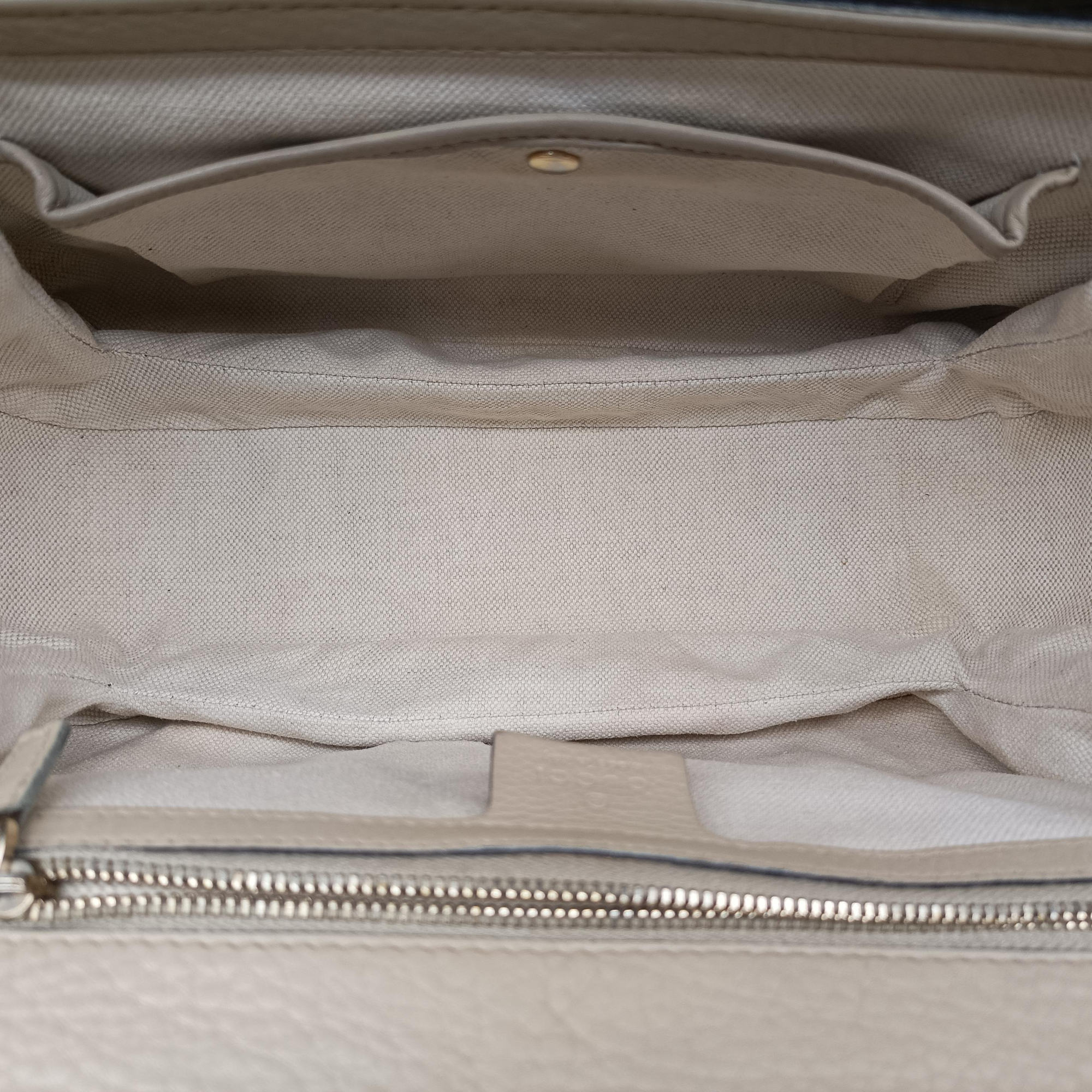 Pre-owned Gucci New Bamboo khaki Leather 254884 shoulderbag | stylenewstar
