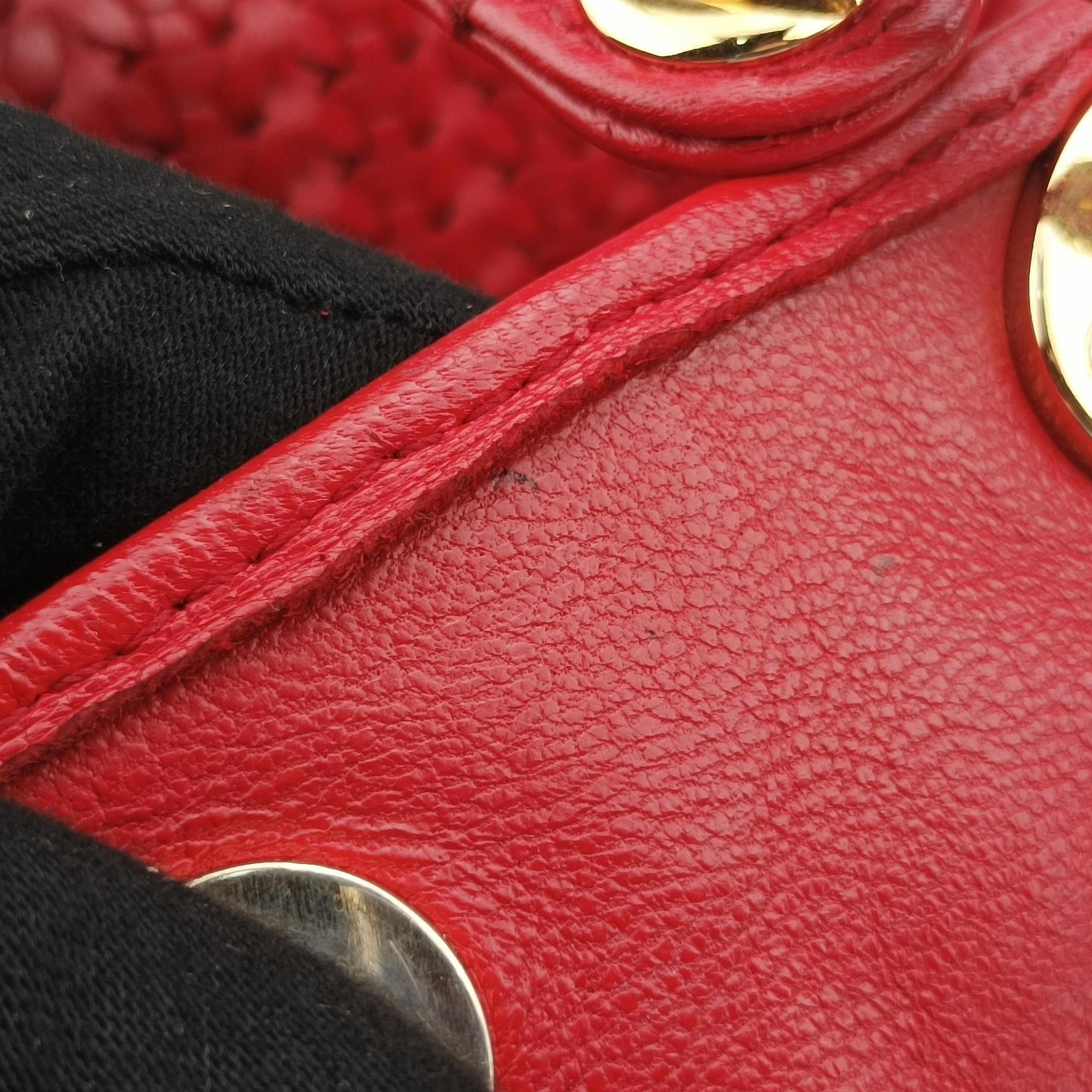 Pre-owned Christian Dior Soft Lady Dior Red lambskin  handbag | stylenewstar