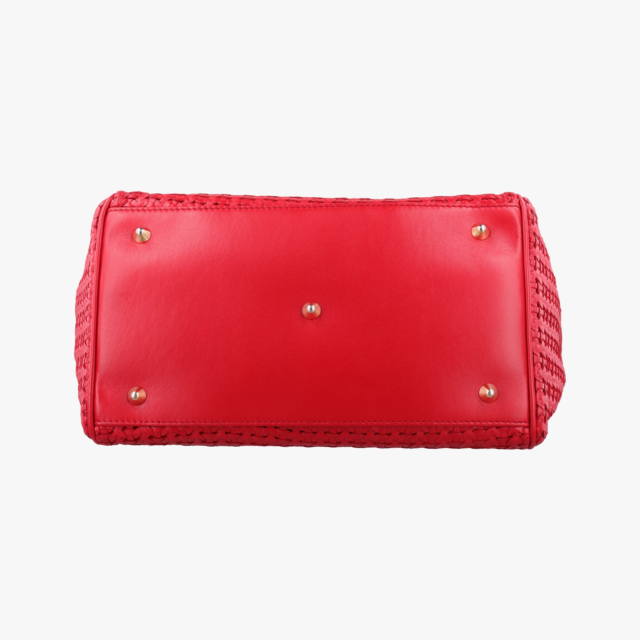 Pre-owned Christian Dior Soft Lady Dior Red lambskin  handbag | stylenewstar