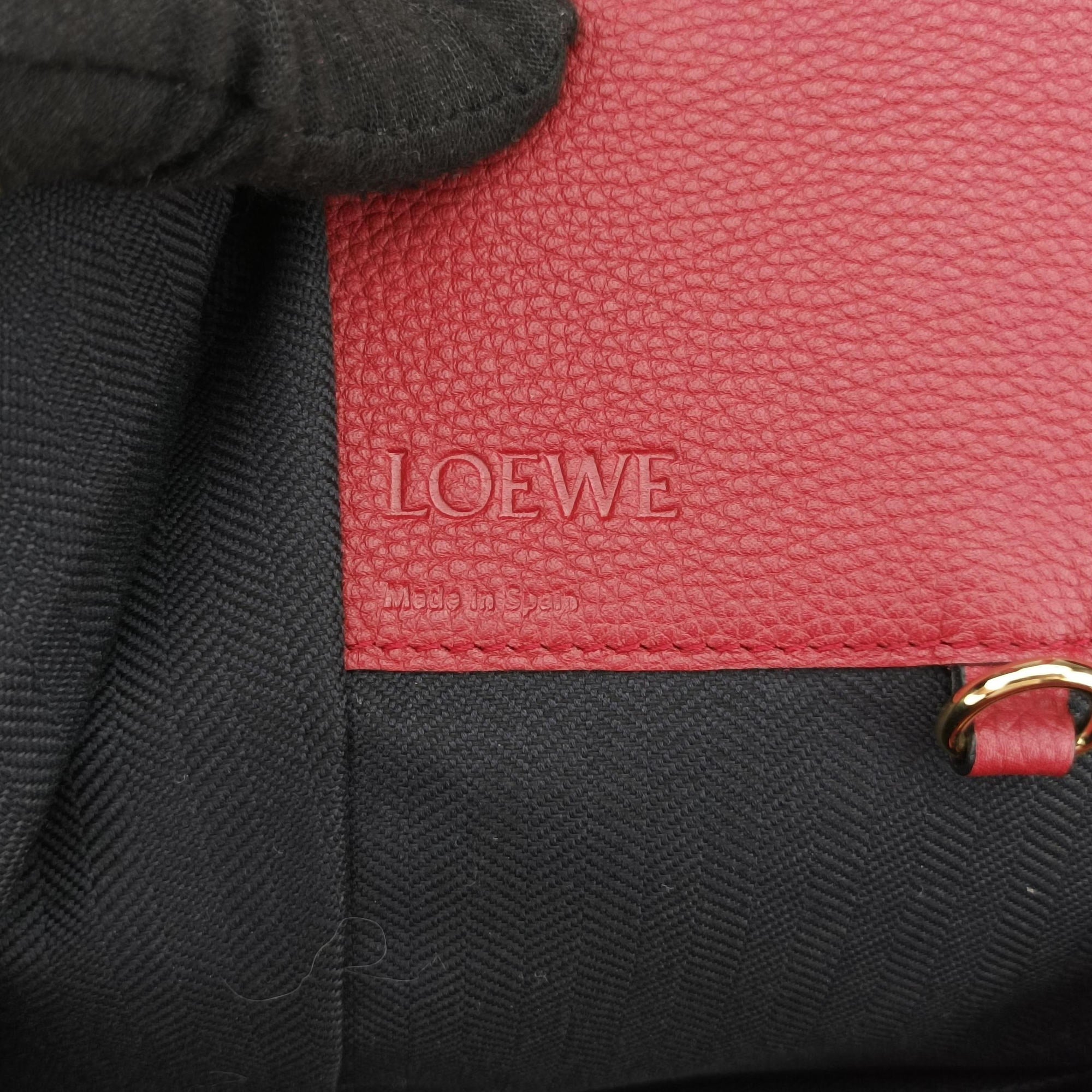 Vintage Loewe Hammock Burgundy Leather  shoulderbag | stylenewstar