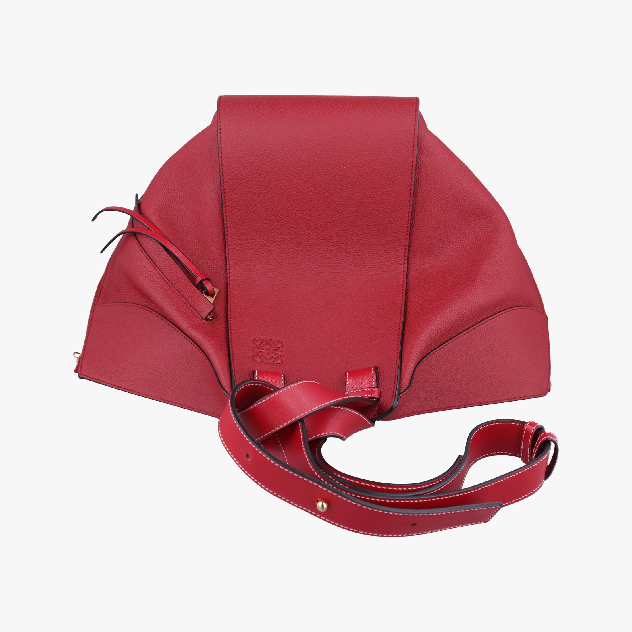 Vintage Loewe Hammock Burgundy Leather  shoulderbag | stylenewstar