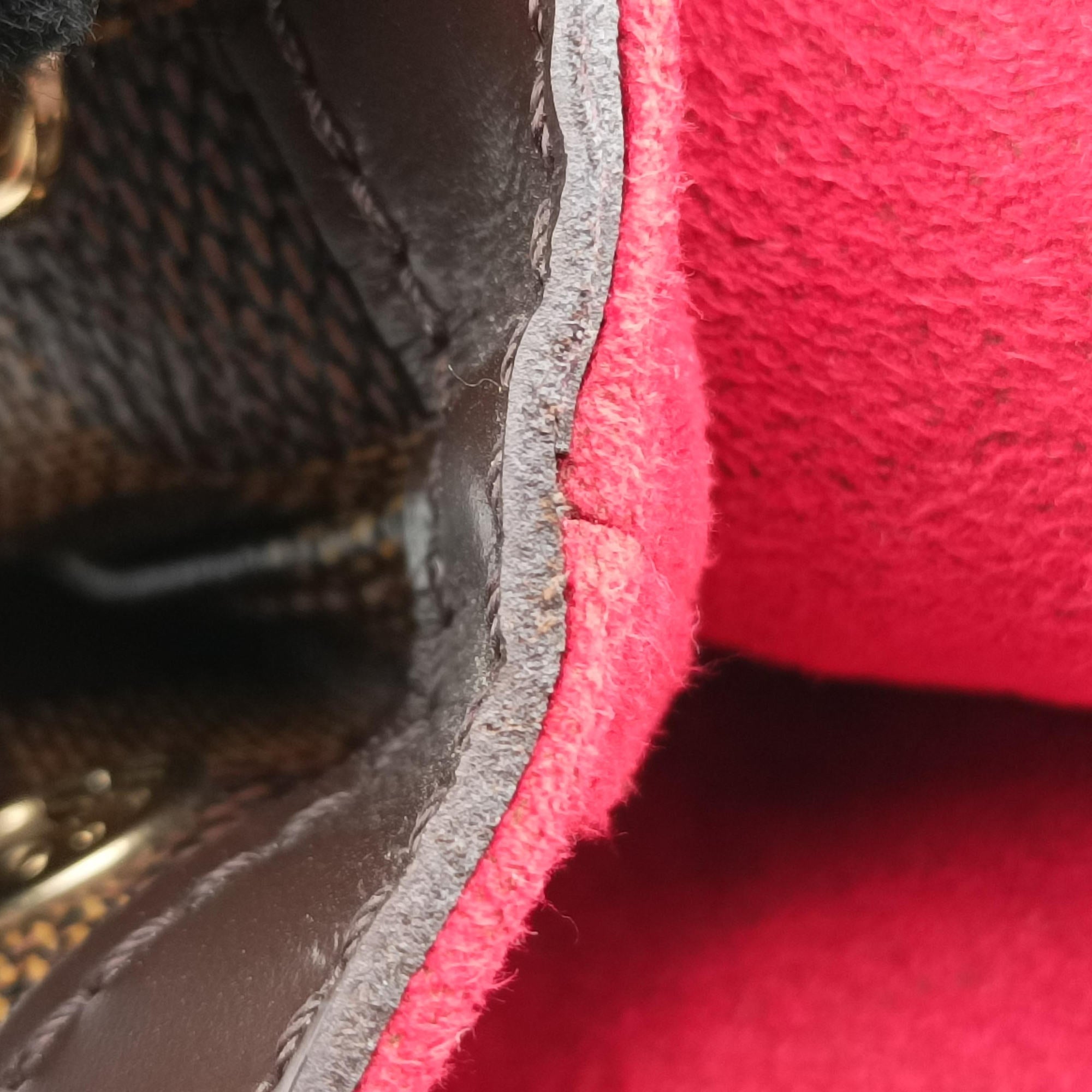 Secondhand Louis Vuitton HAMPSTEAD PM EBENE Damier Canvas N51205 shoulderbag | stylenewstar
