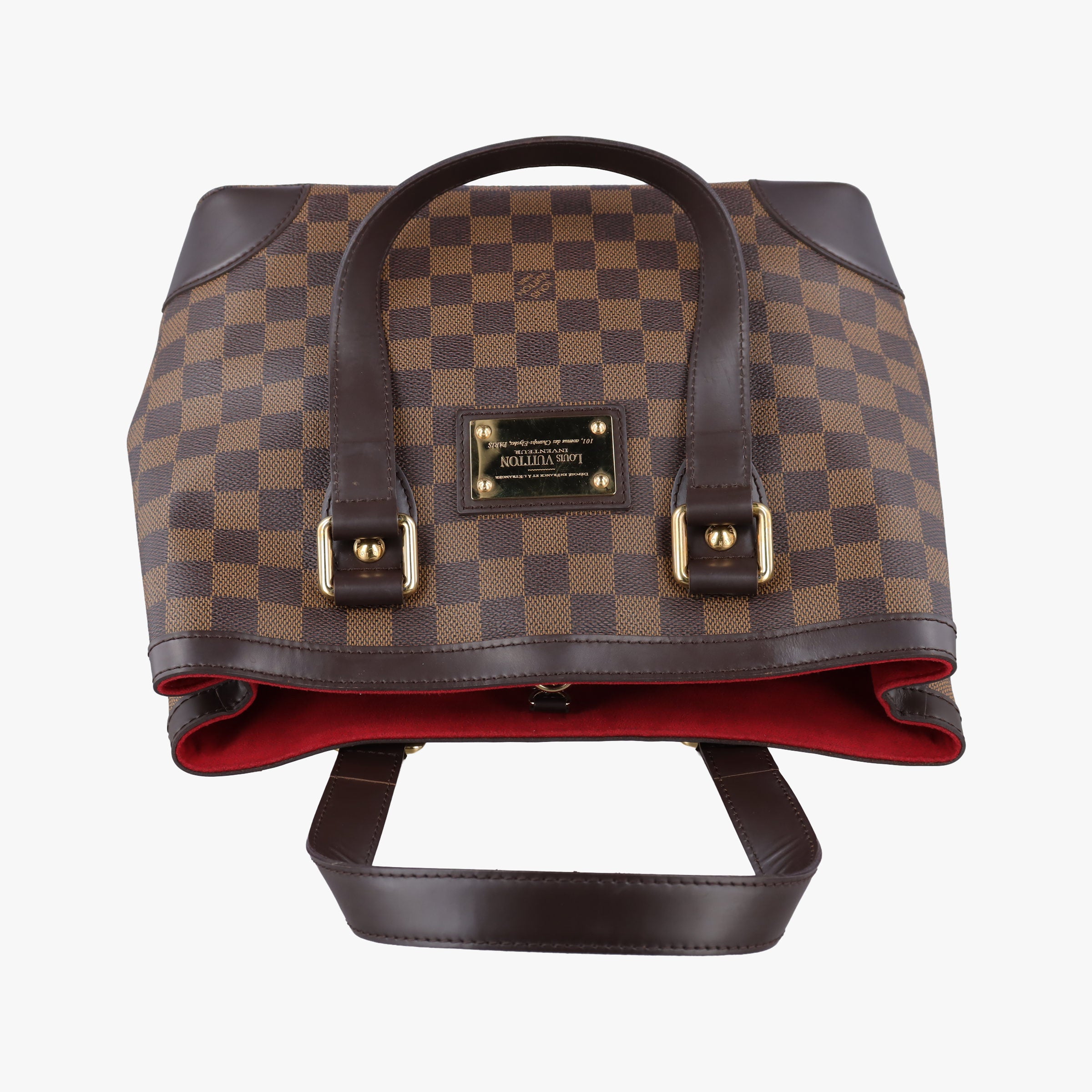 Secondhand Louis Vuitton HAMPSTEAD PM EBENE Damier Canvas N51205 shoulderbag | stylenewstar