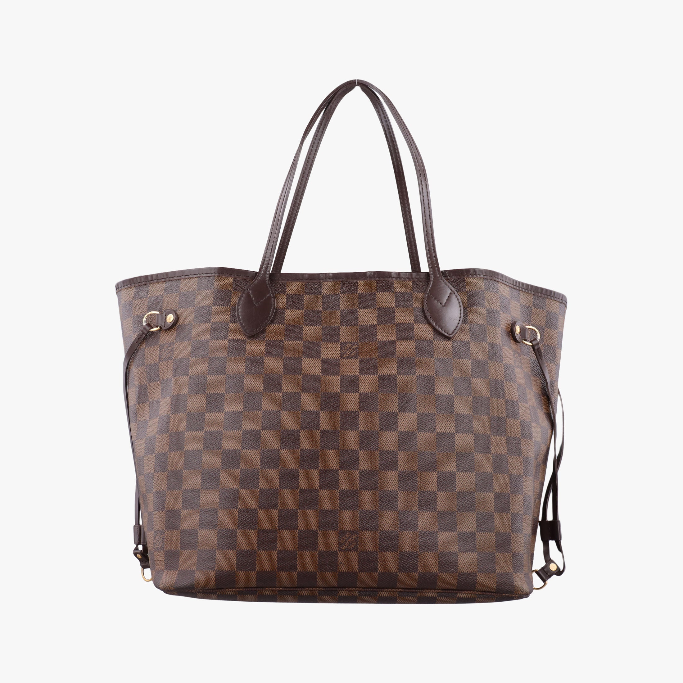 Pre-owned Louis Vuitton NEVERFULL MM EBENE Damier Canvas N51106 shoulderbag | stylenewstar