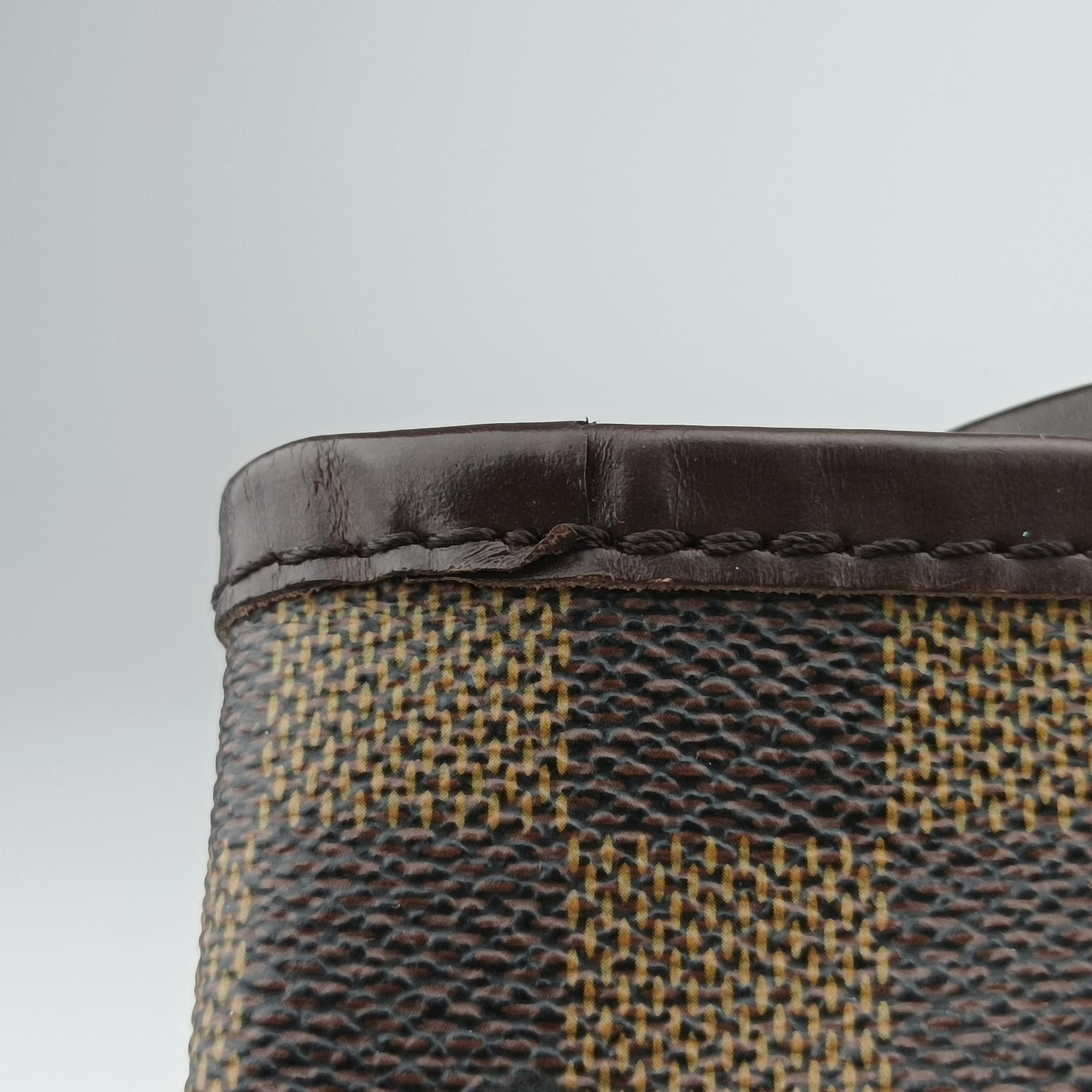 Pre-owned Louis Vuitton NEVERFULL MM EBENE Damier Canvas N51106 shoulderbag | stylenewstar