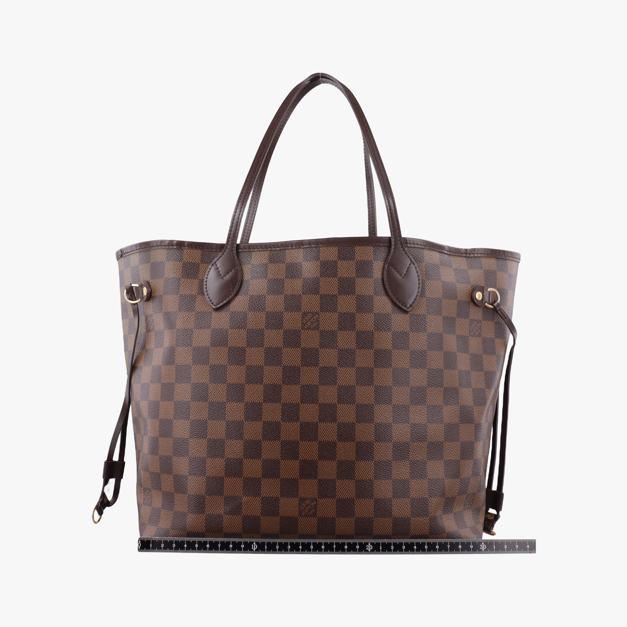 Pre-owned Louis Vuitton NEVERFULL MM EBENE Damier Canvas N51106 shoulderbag | stylenewstar