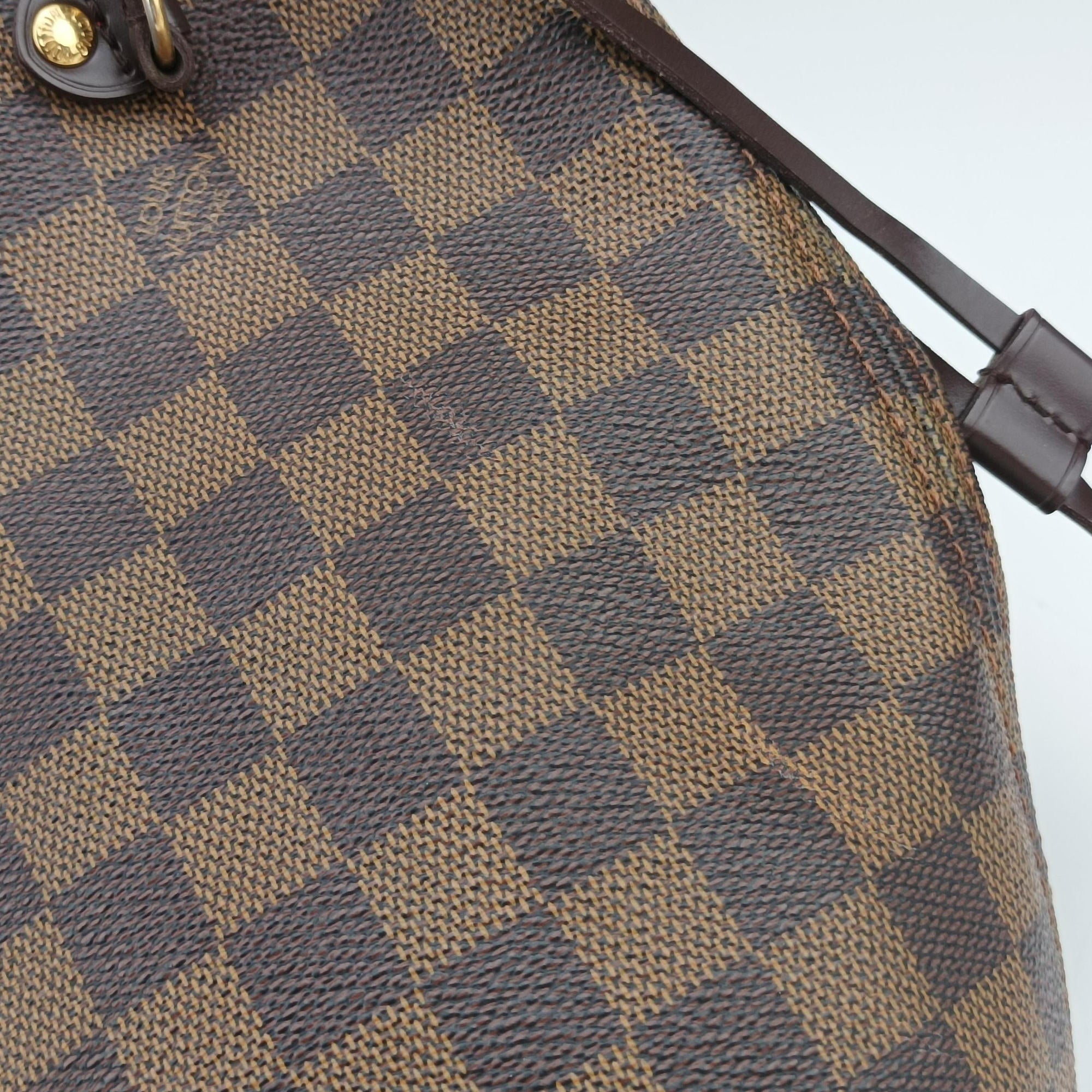 Pre-owned Louis Vuitton NEVERFULL MM EBENE Damier Canvas N51106 shoulderbag | stylenewstar