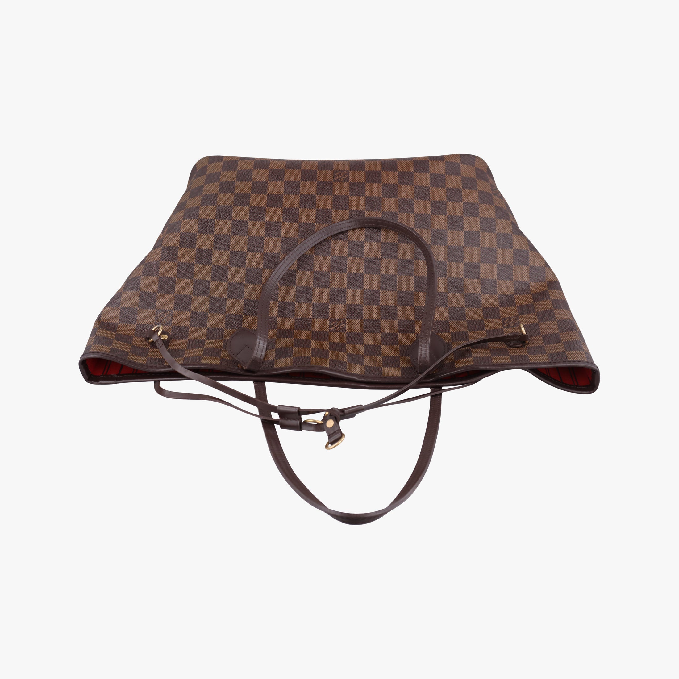 Pre-owned Louis Vuitton NEVERFULL MM EBENE Damier Canvas N51106 shoulderbag | stylenewstar