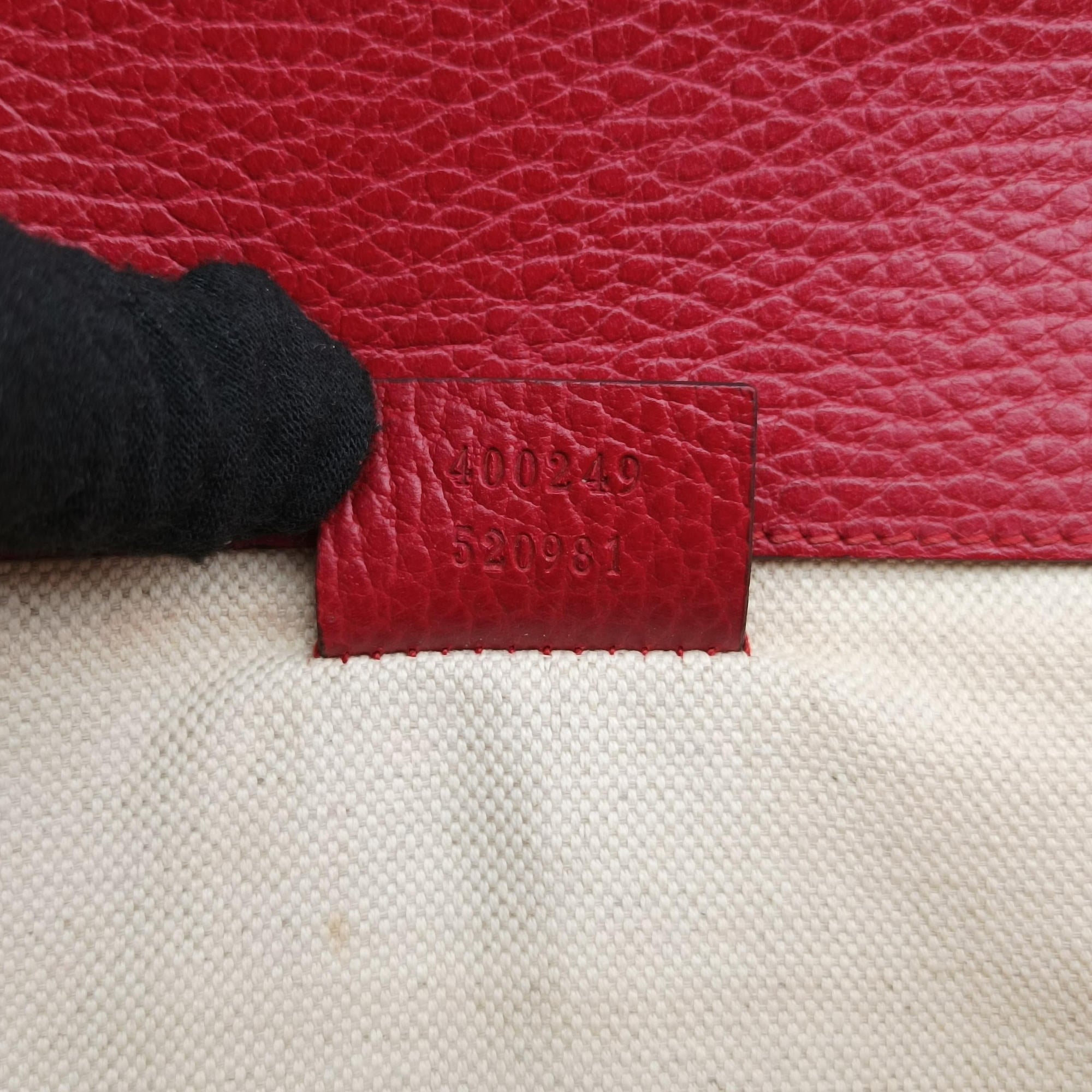 Pre-owned Gucci Dionysus Red Leather 400249 shoulderbag | stylenewstar