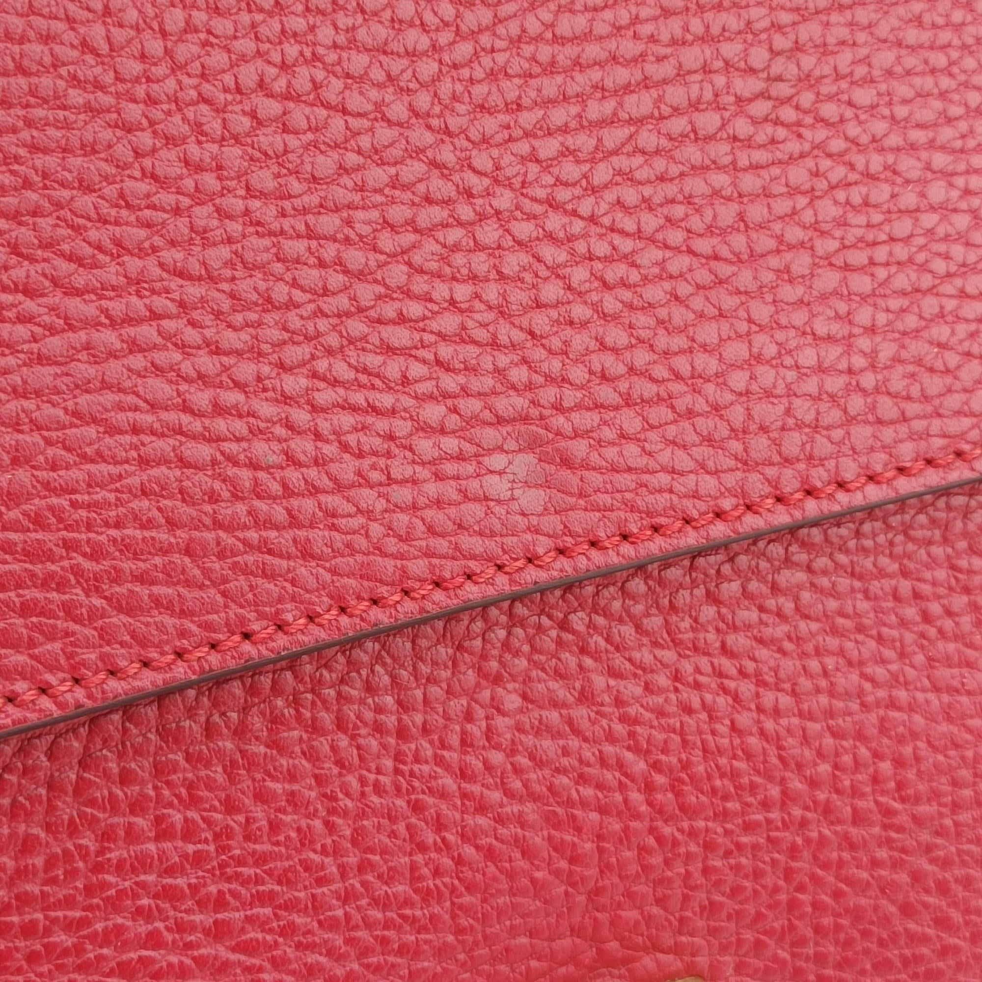 Pre-owned Gucci Dionysus Red Leather 400249 shoulderbag | stylenewstar