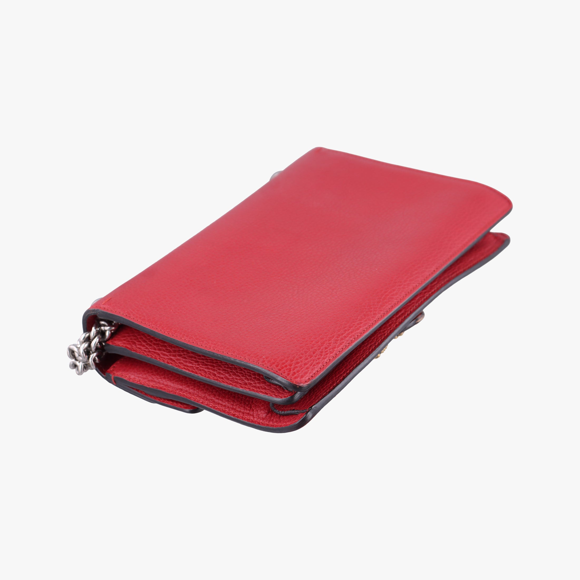 Pre-owned Gucci Dionysus Red Leather 400249 shoulderbag | stylenewstar