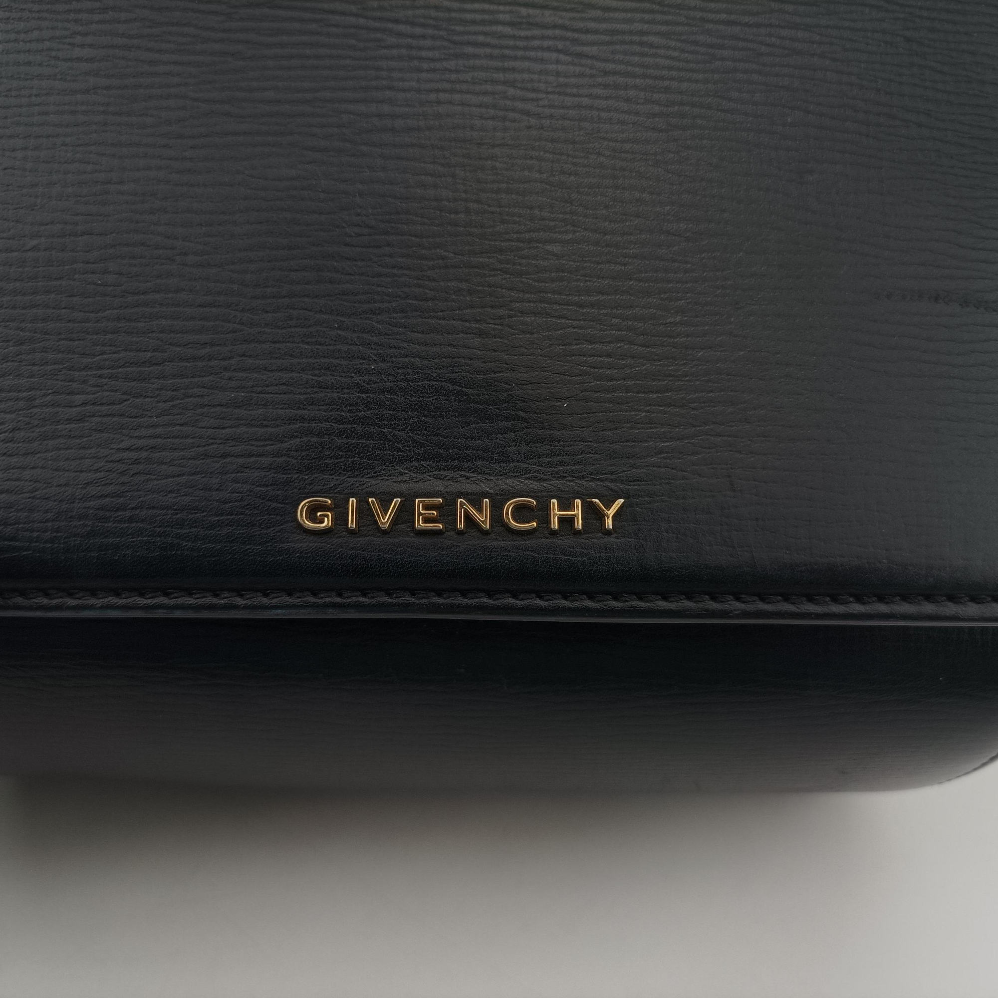 Vintage Givenchy Pandora Box Black Leather  shoulderbag | stylenewstar