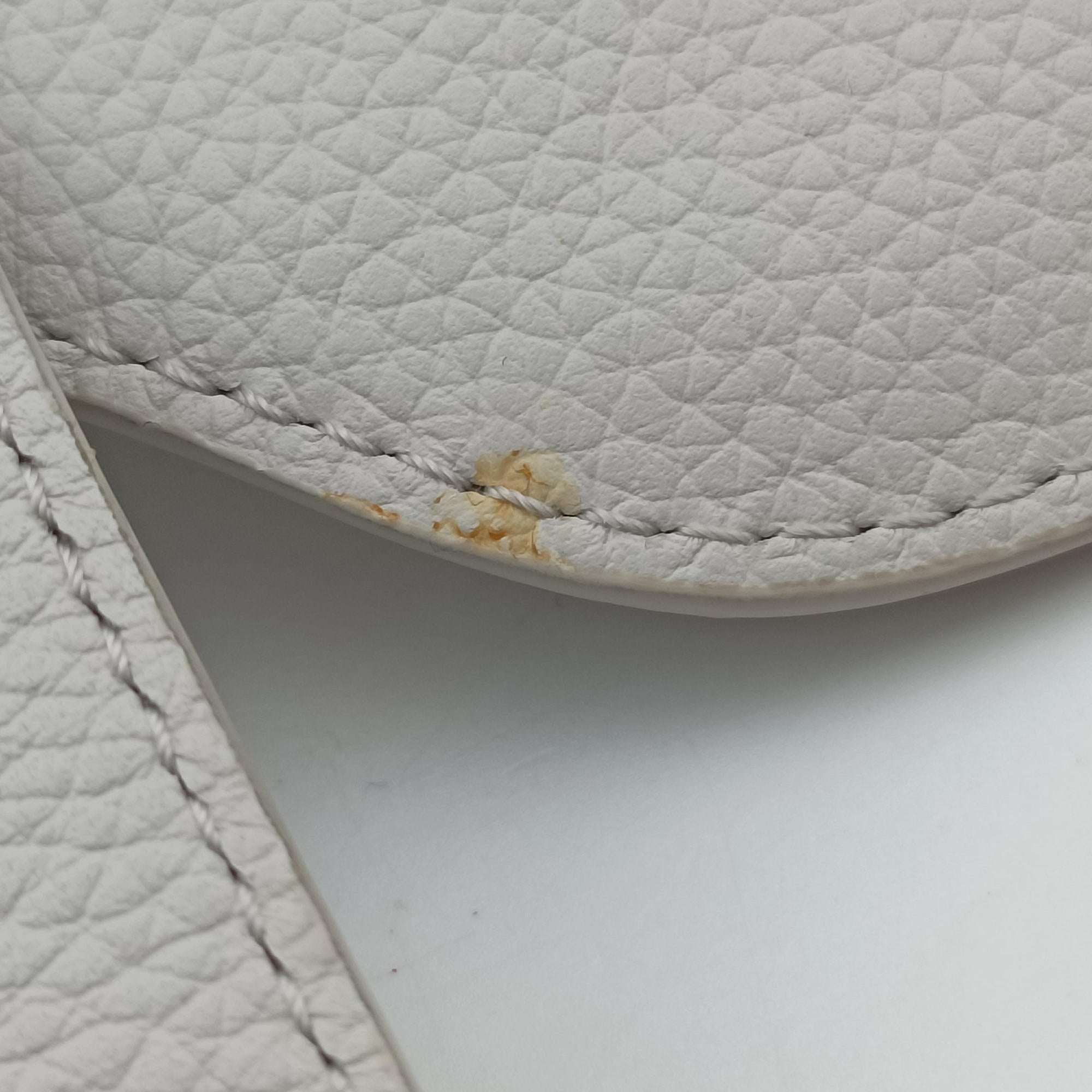 Pre-owned Christian Dior Saddle White Jacquard × Leather  shoulderbag | stylenewstar