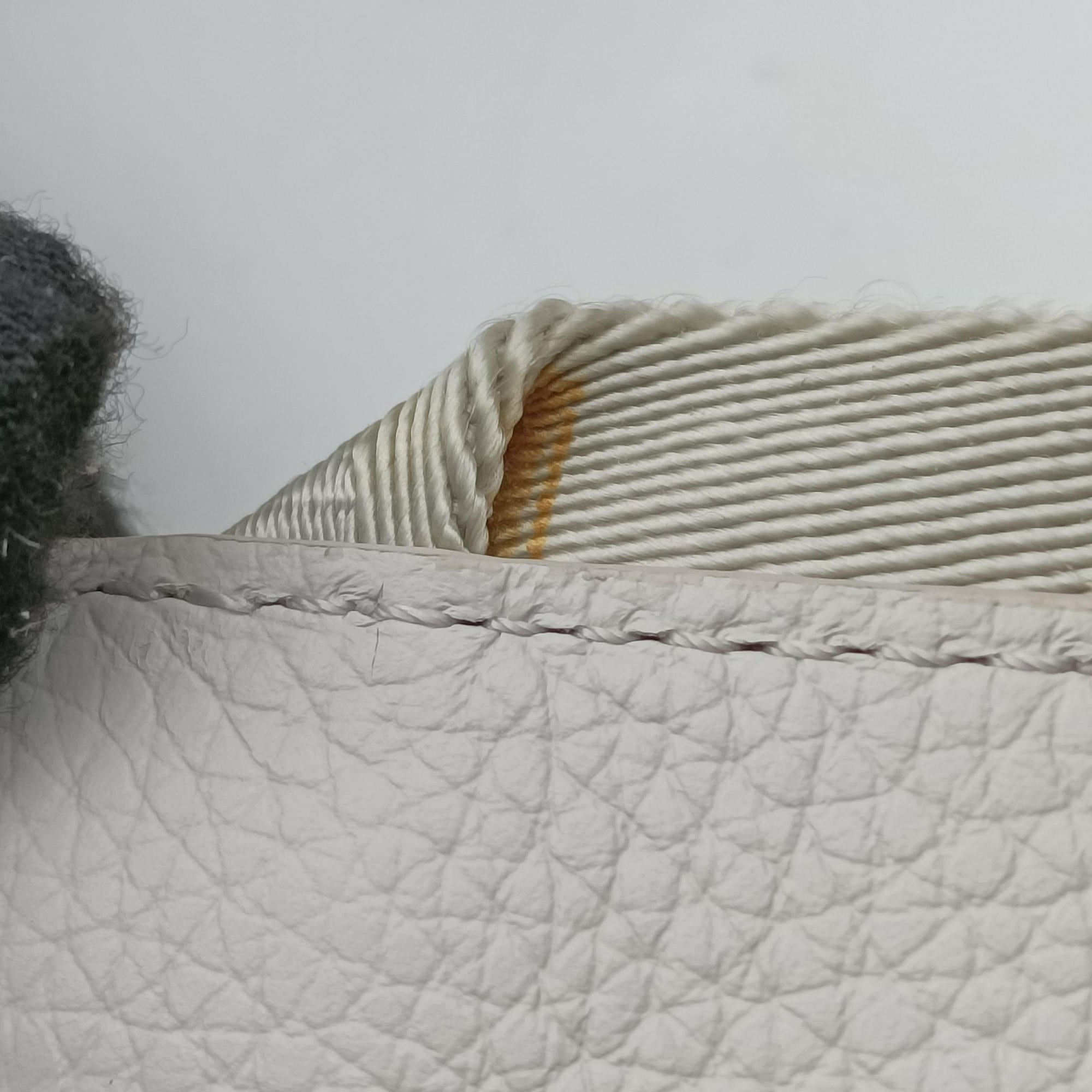 Pre-owned Christian Dior Saddle White Jacquard × Leather  shoulderbag | stylenewstar