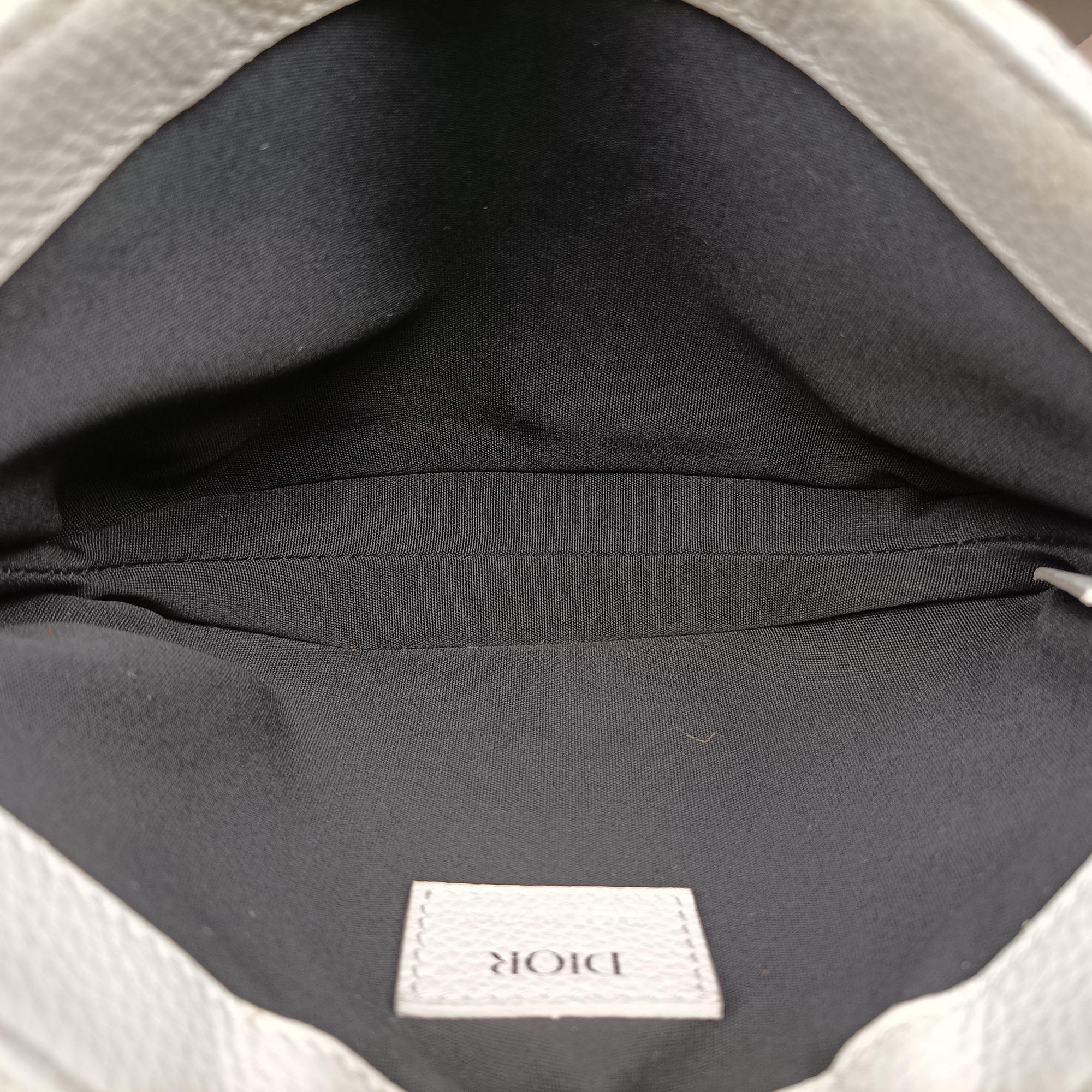 Pre-owned Christian Dior Saddle White Jacquard × Leather  shoulderbag | stylenewstar