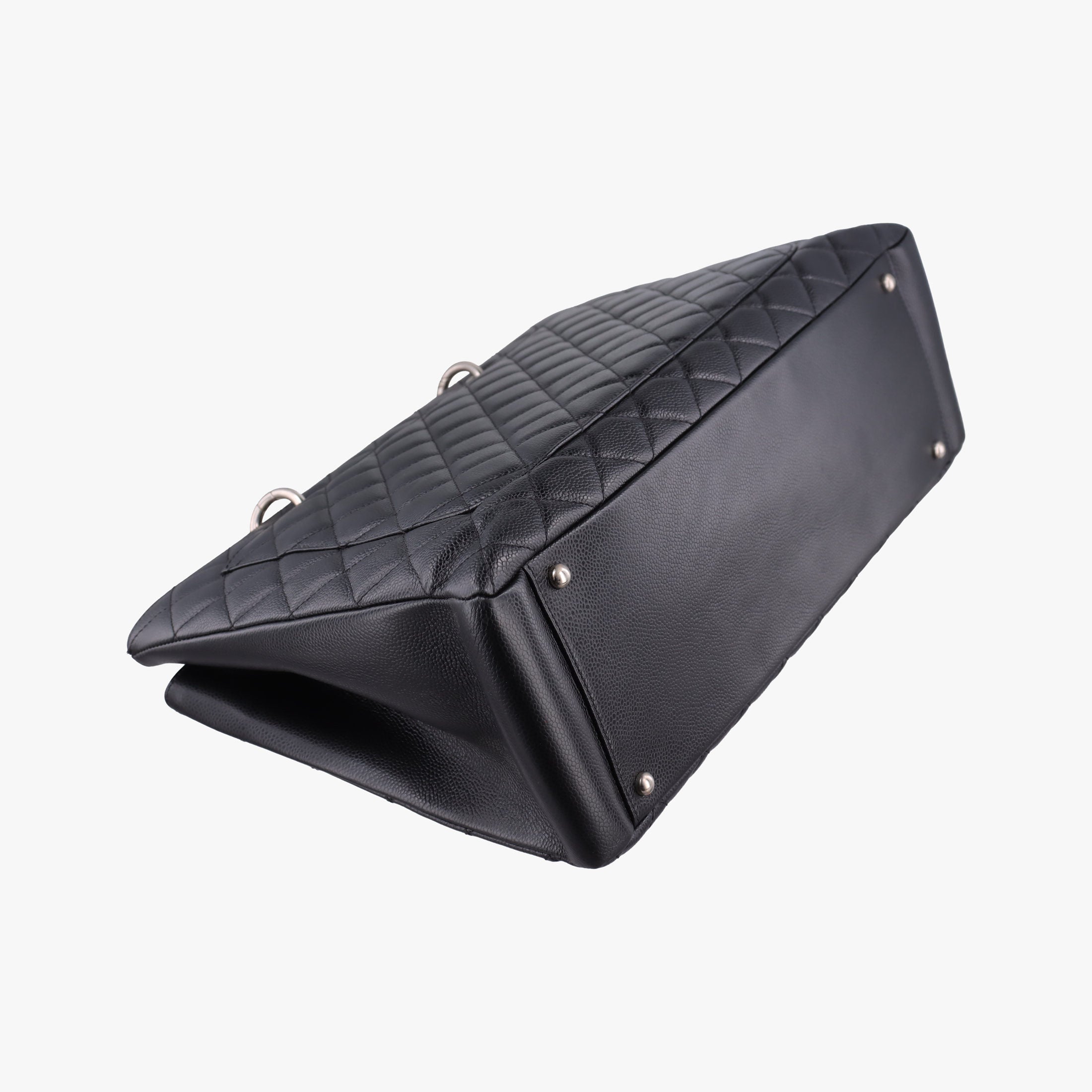 Pre-owned Chanel Matelasse Cocomark GST Black Caviar Leather A66865 shoulderbag | stylenewstar