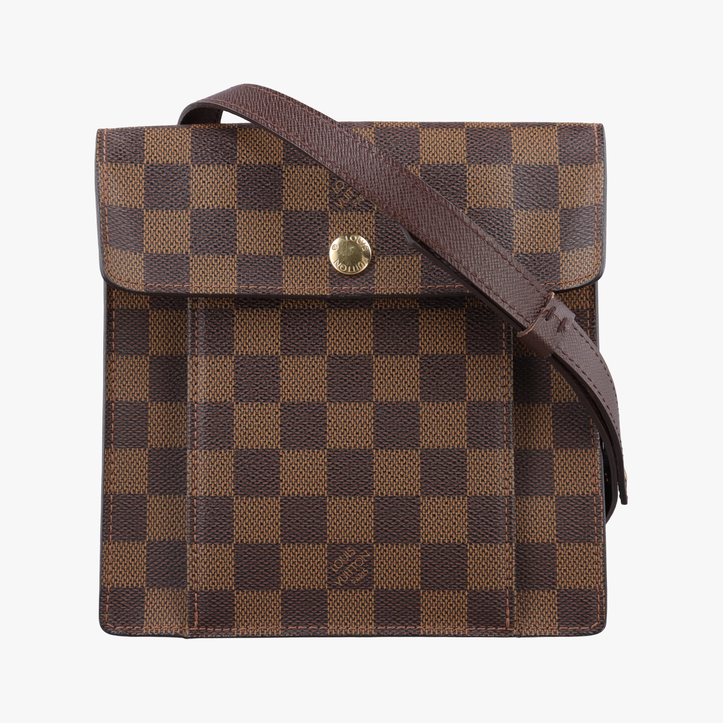 Pre-owned Louis Vuitton PIMLICO EBENE Damier Canvas N45272 shoulderbag | stylenewstar