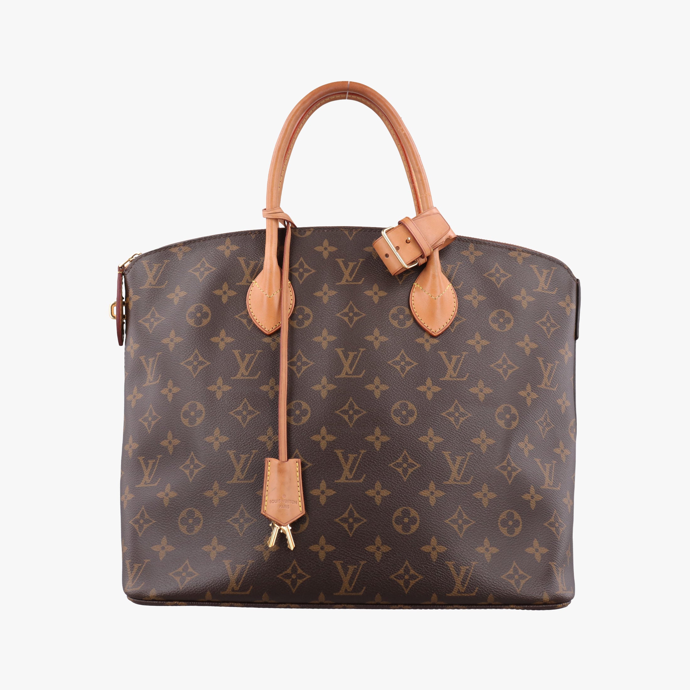 Vintage Louis Vuitton Lockit MM Brown Monogram Canvas×calf leather M40606 handbag | stylenewstar