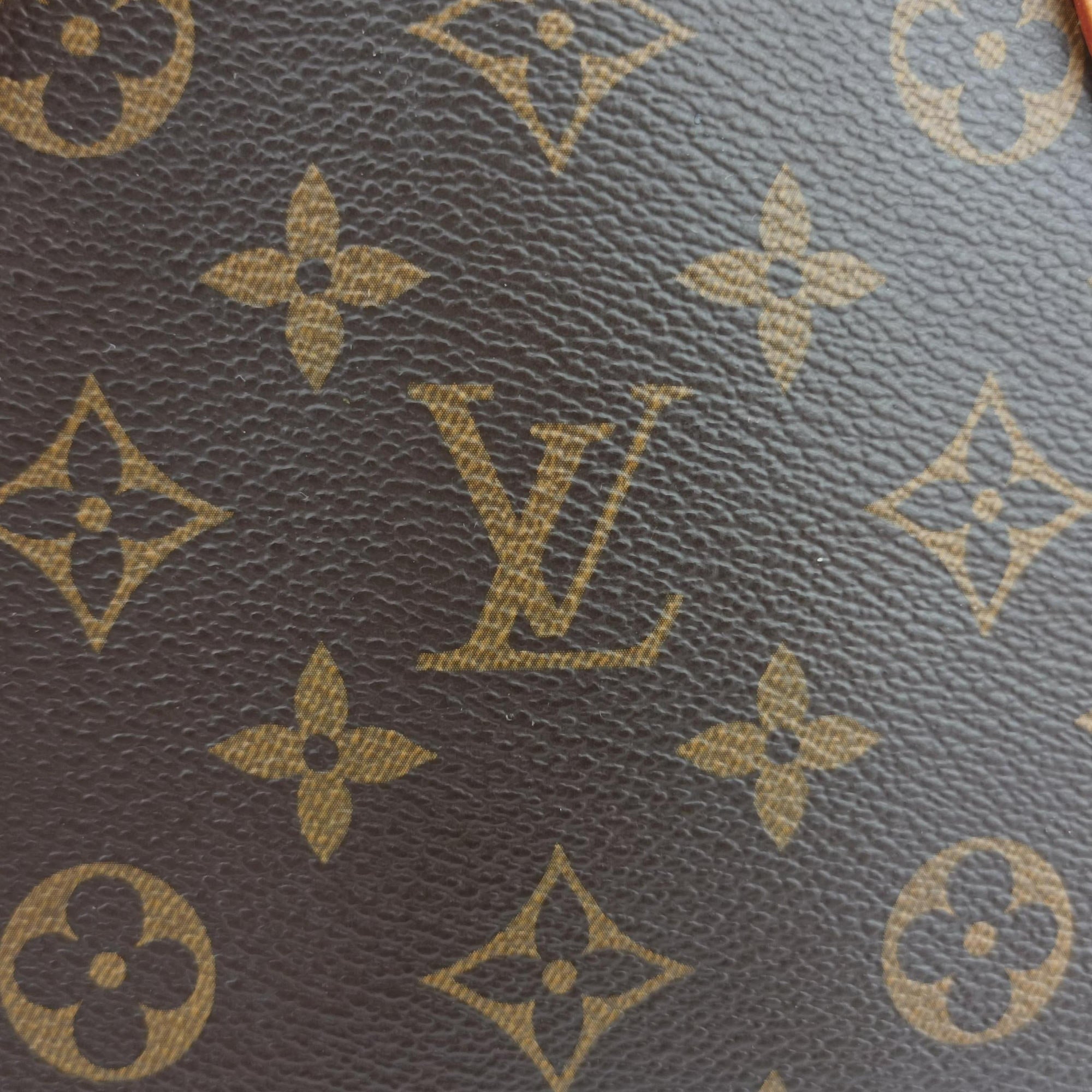 Vintage Louis Vuitton Lockit MM Brown Monogram Canvas×calf leather M40606 handbag | stylenewstar
