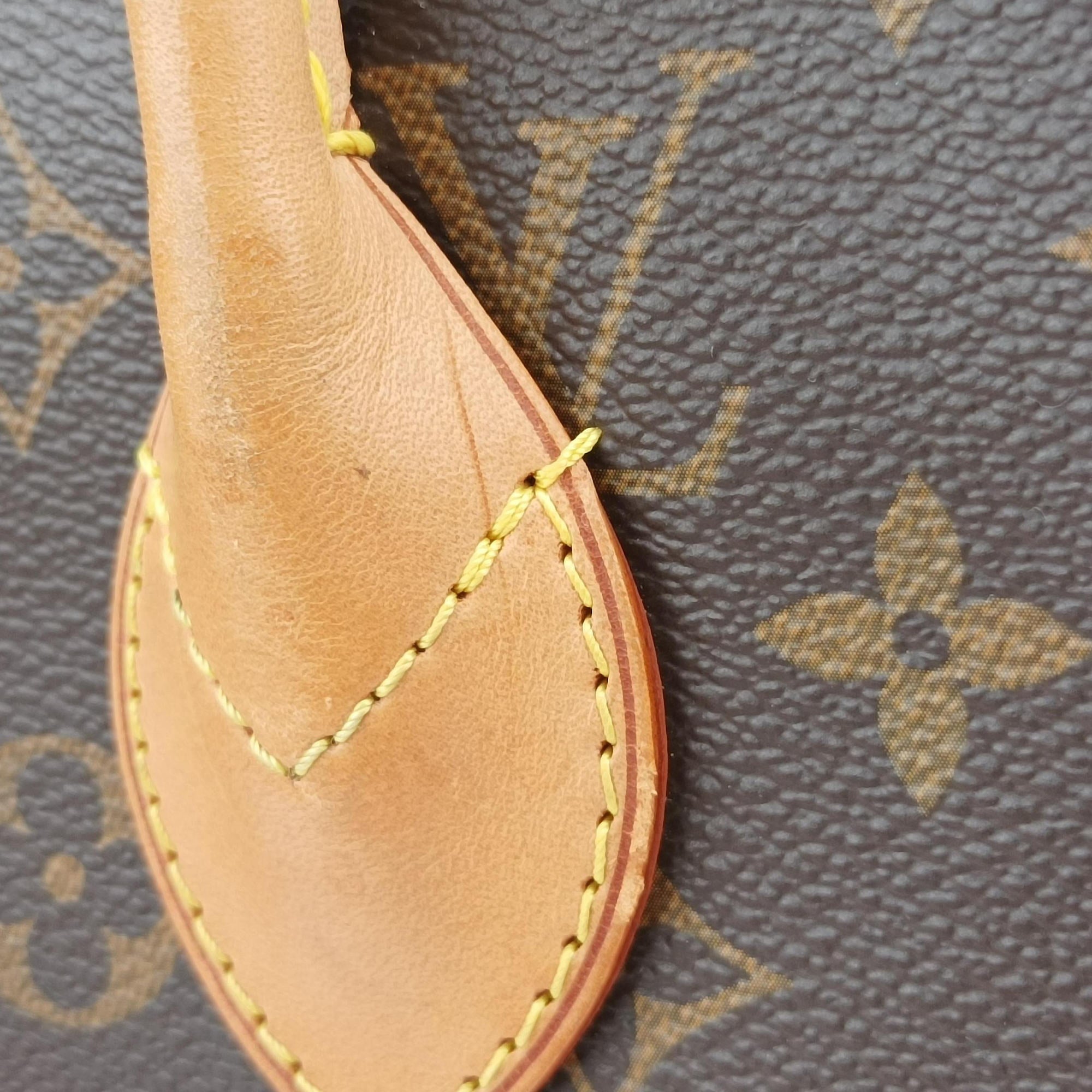 Vintage Louis Vuitton Lockit MM Brown Monogram Canvas×calf leather M40606 handbag | stylenewstar