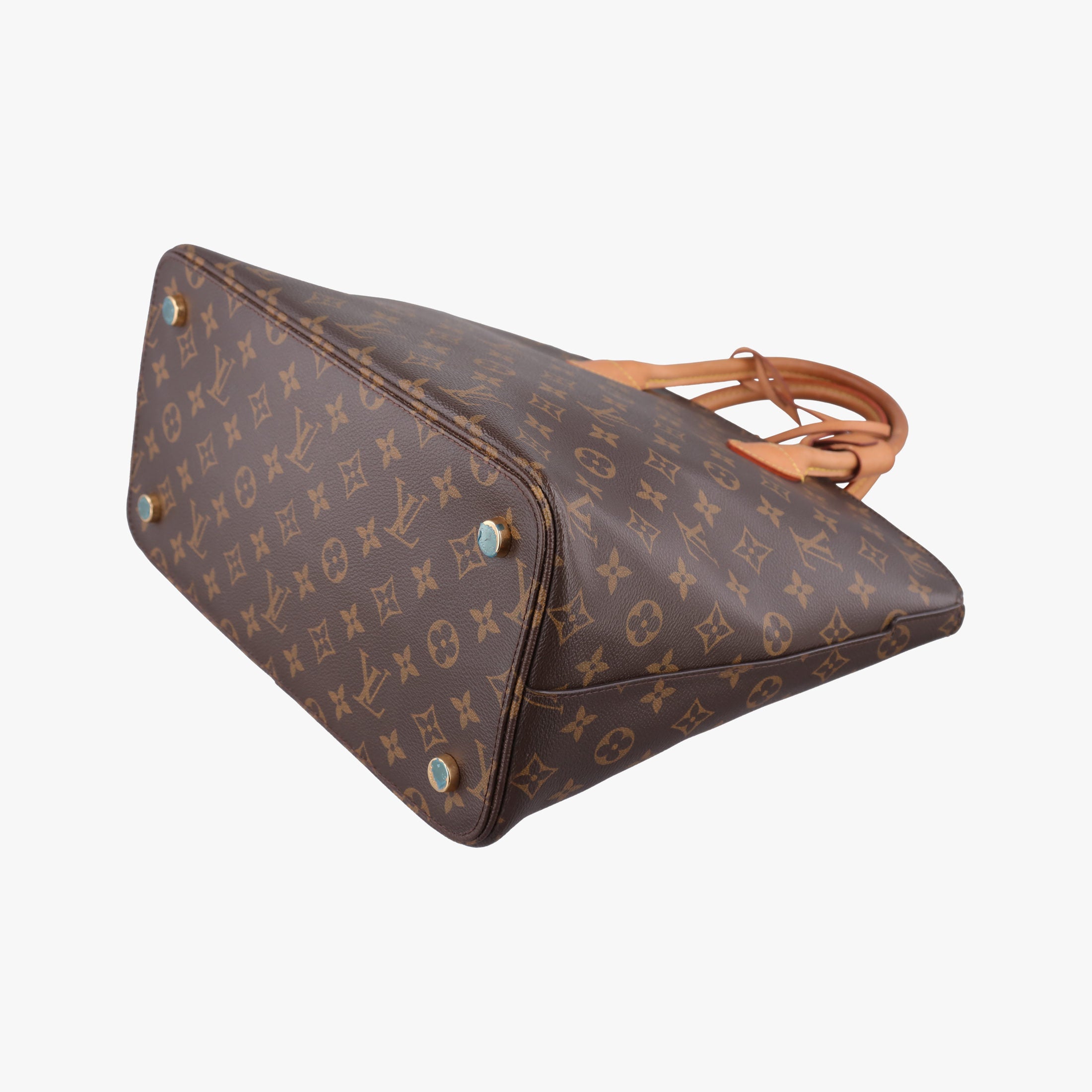 Vintage Louis Vuitton Lockit MM Brown Monogram Canvas×calf leather M40606 handbag | stylenewstar