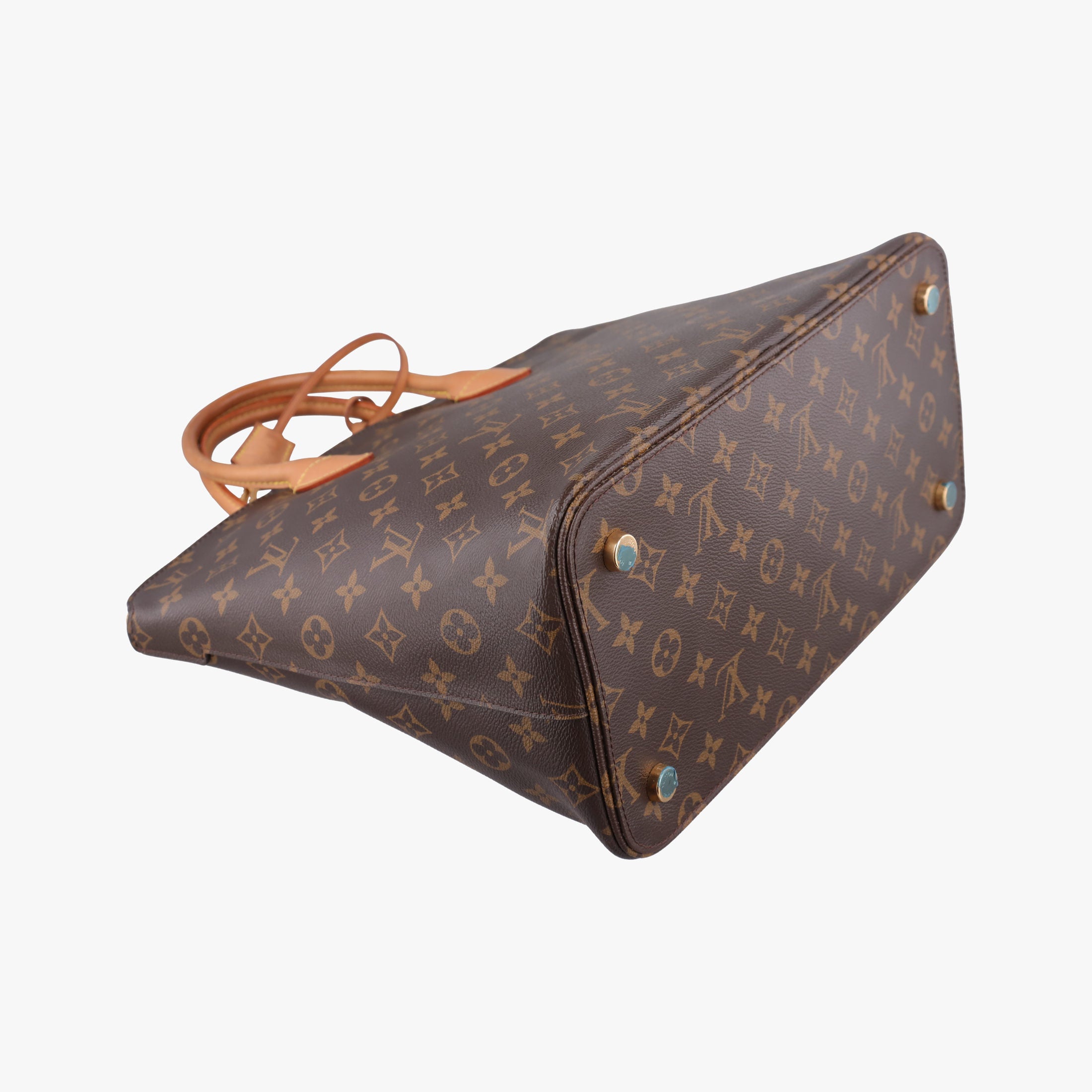 Vintage Louis Vuitton Lockit MM Brown Monogram Canvas×calf leather M40606 handbag | stylenewstar