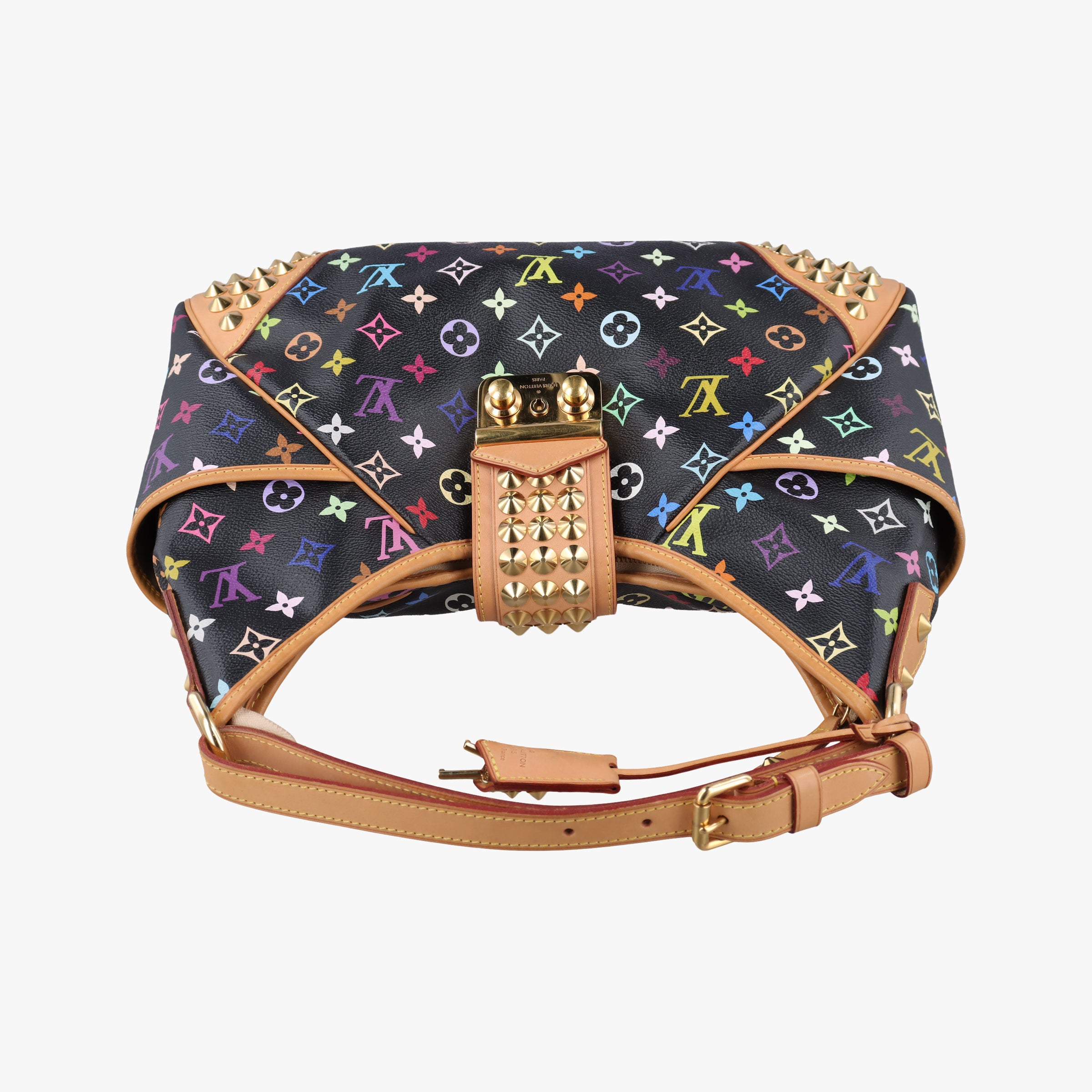 Pre-owned Louis Vuitton Chrissy MM Noir Monogram Multicolor M40310 shoulderbag | stylenewstar